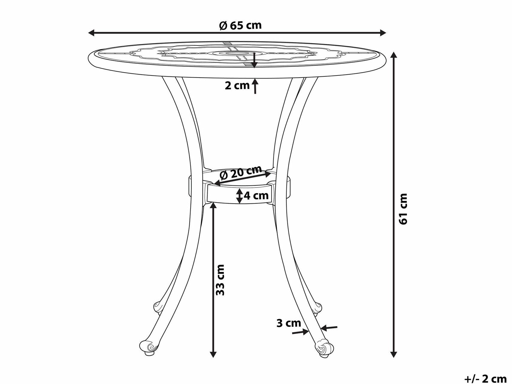 Садовый стол Berwyn 1926