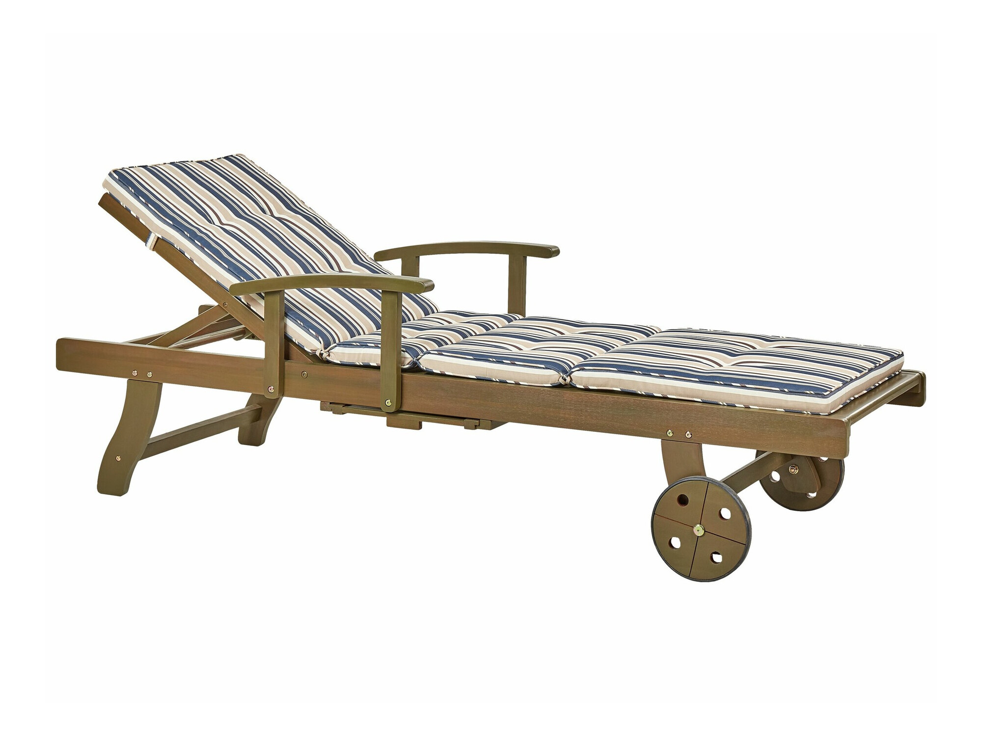 Sauļošanās krēsls Berwyn 1916 (Zils + Bēšs)