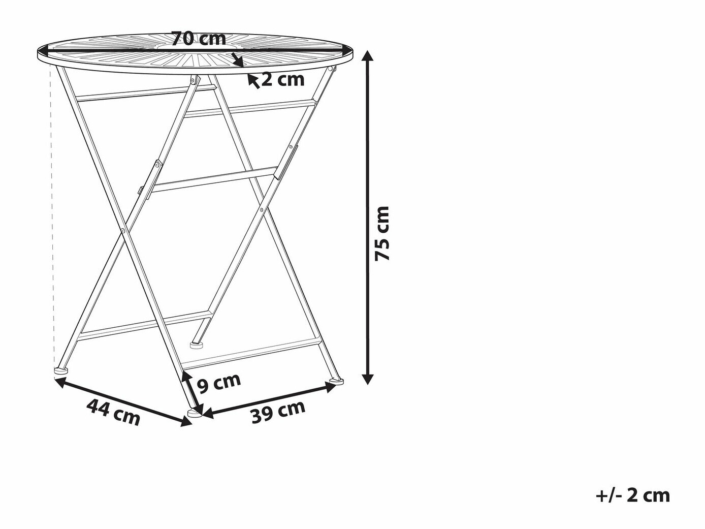 Dārza galds Berwyn 1940