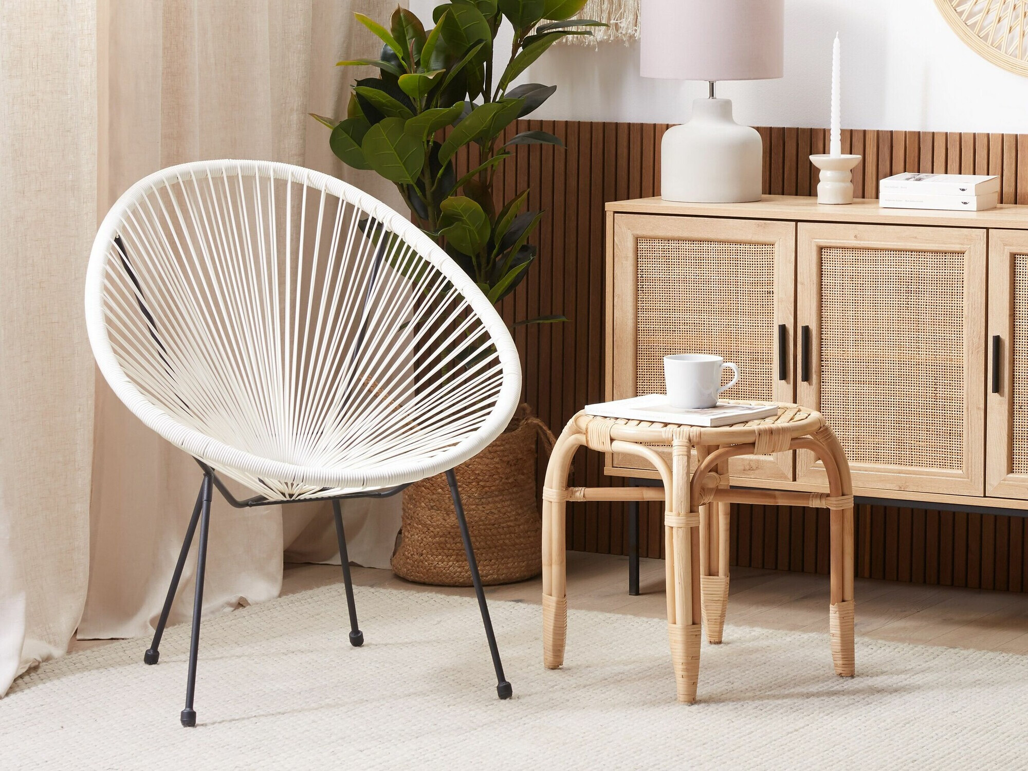 Dārza krēsls Berwyn 1953 (Balts)