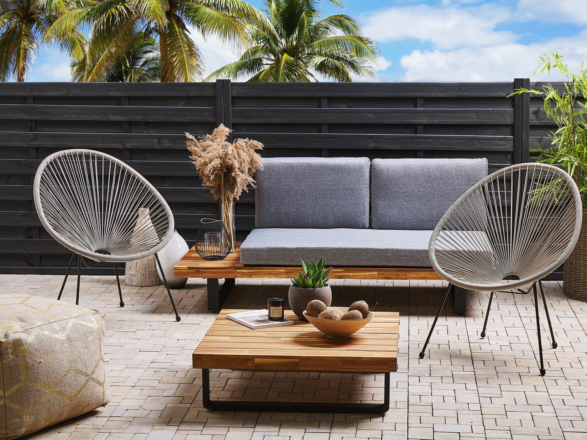 Dārza krēsls Berwyn 1953 (Gaiši pelēks)