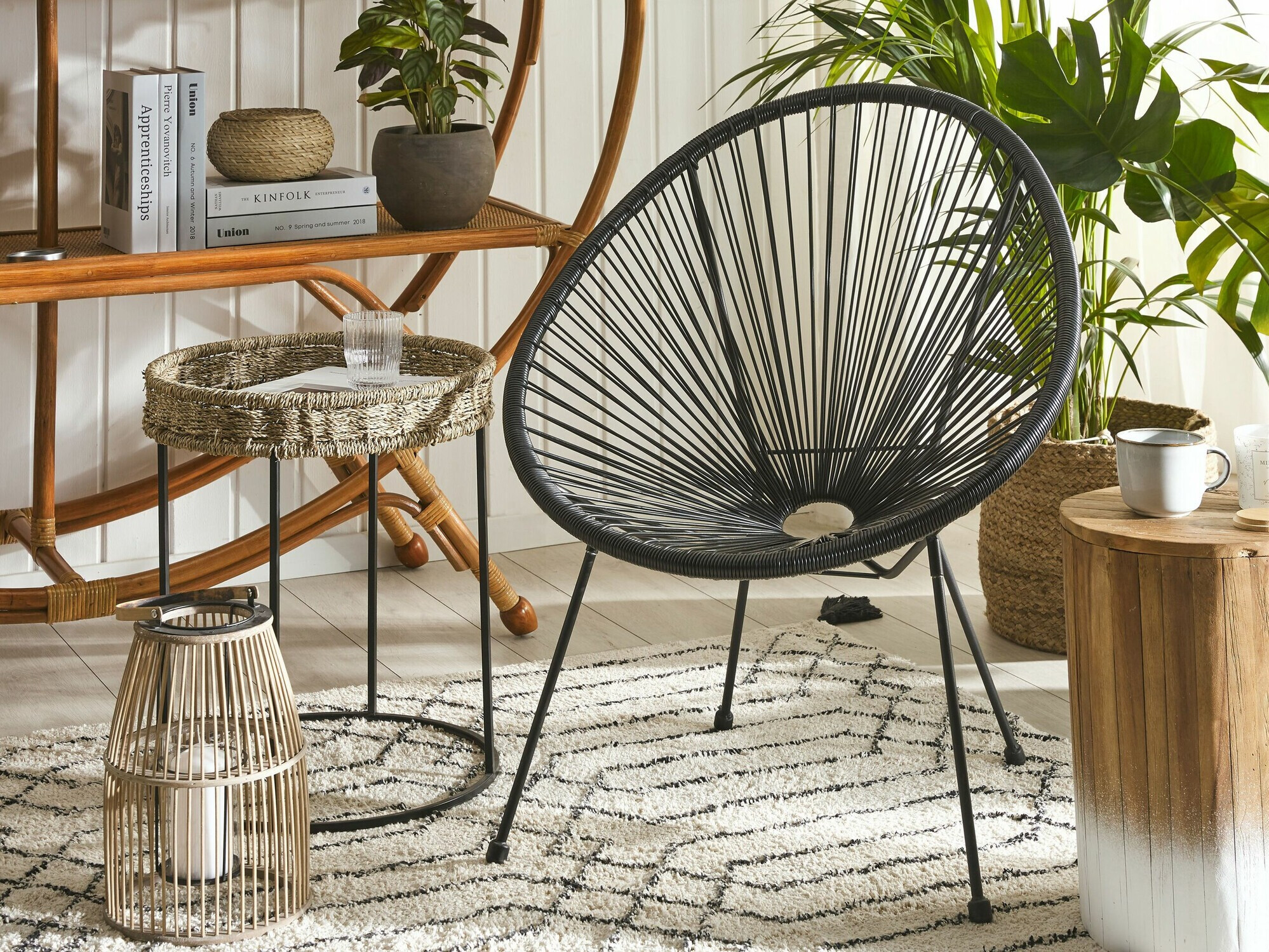 Dārza krēsls Berwyn 1953 (Melns)