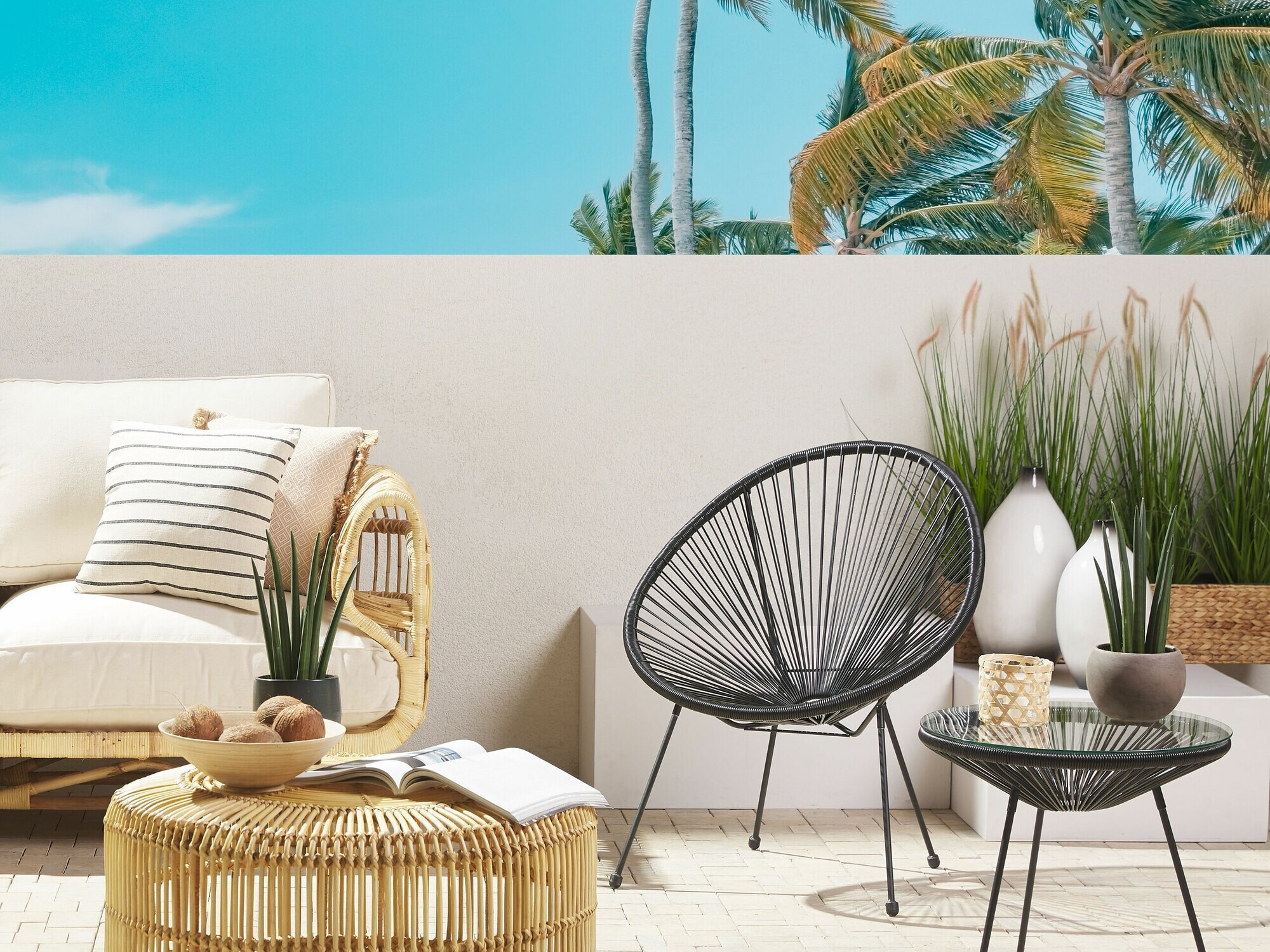 Dārza krēsls Berwyn 1953 (Melns)