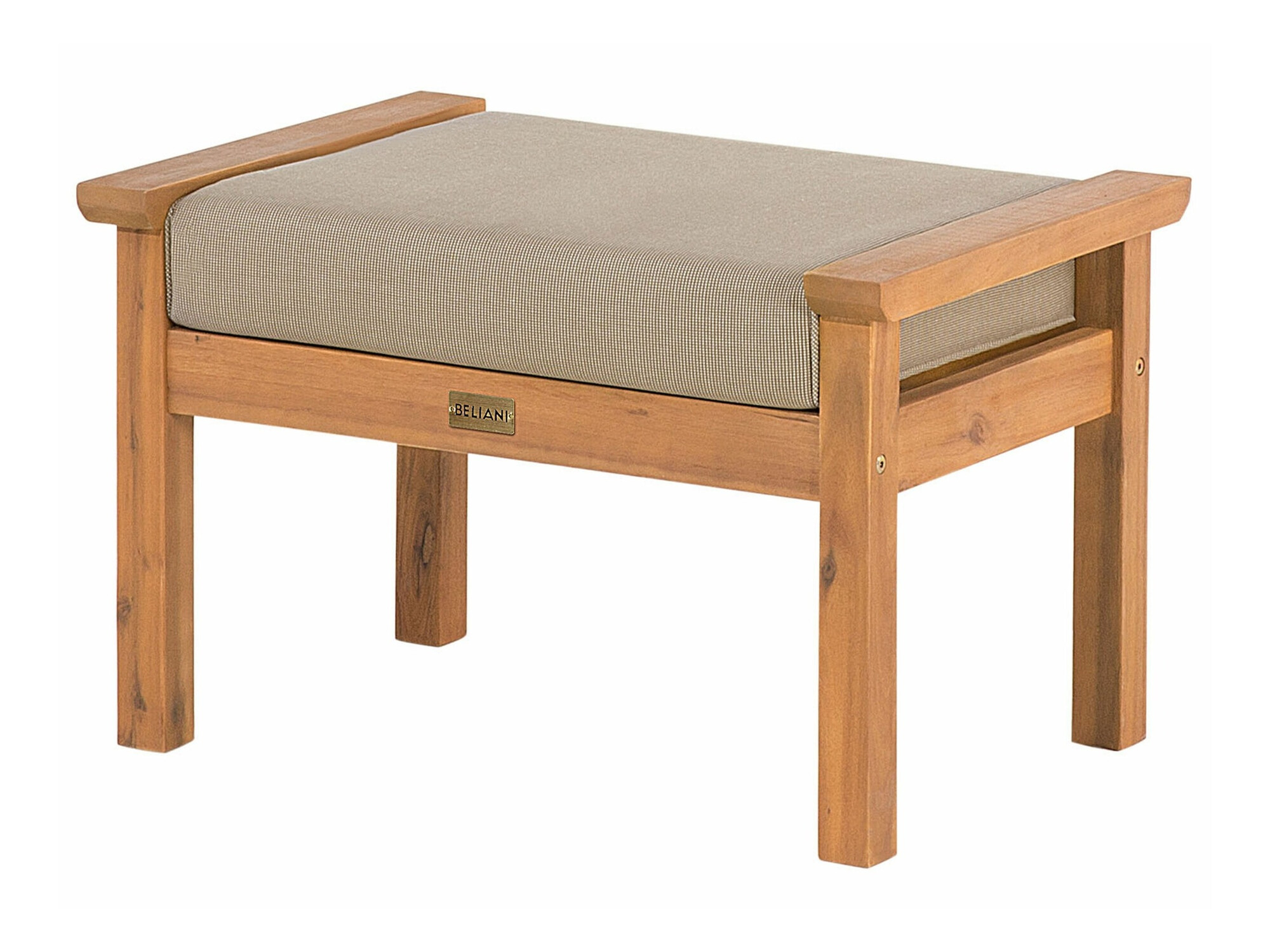 Dārza mēbeļu komplekts Berwyn 1955 (Gaišs koks + Taupe)