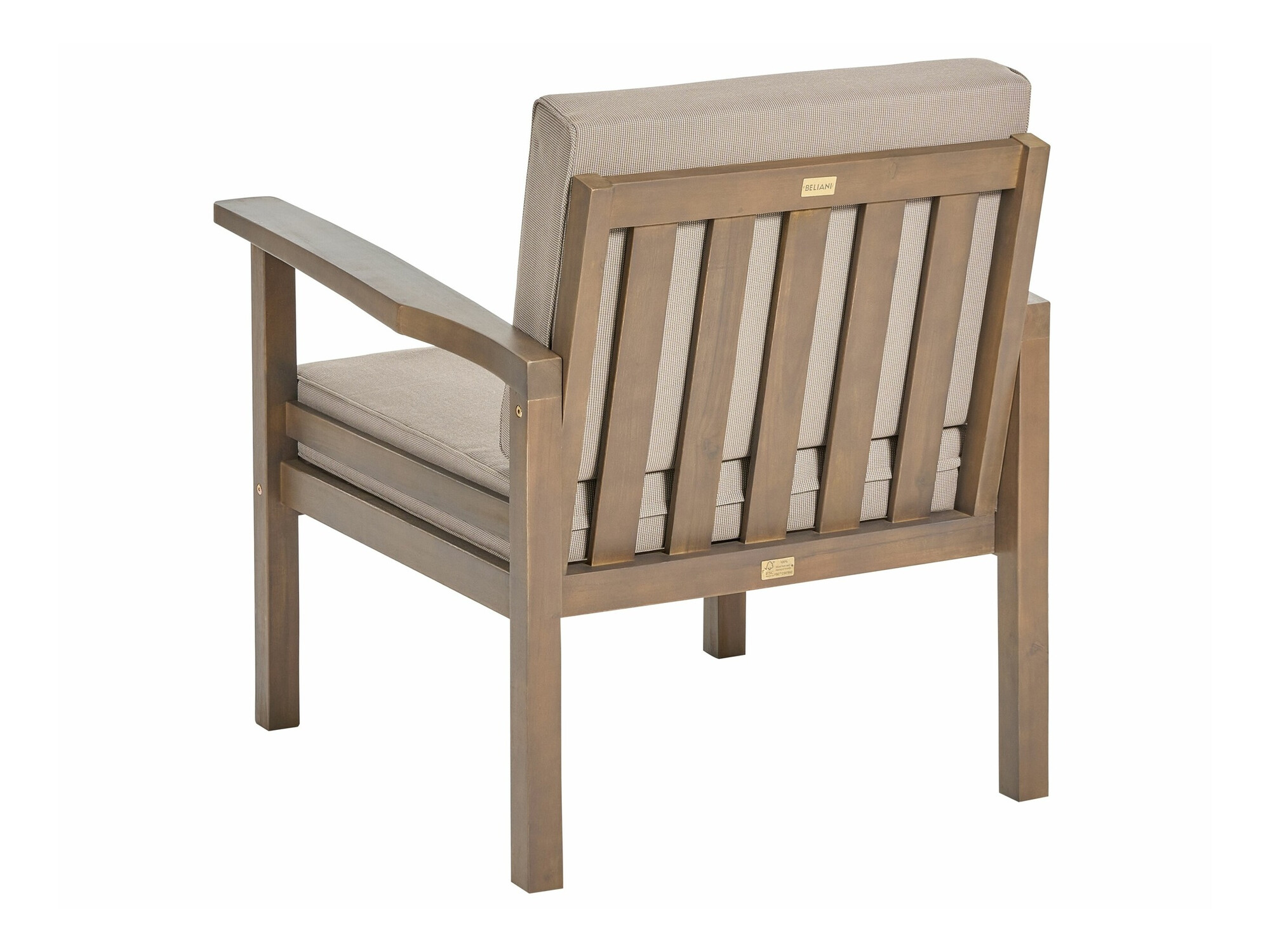 Садовый комплект Berwyn 1955 (Taupe + Темное дерево)