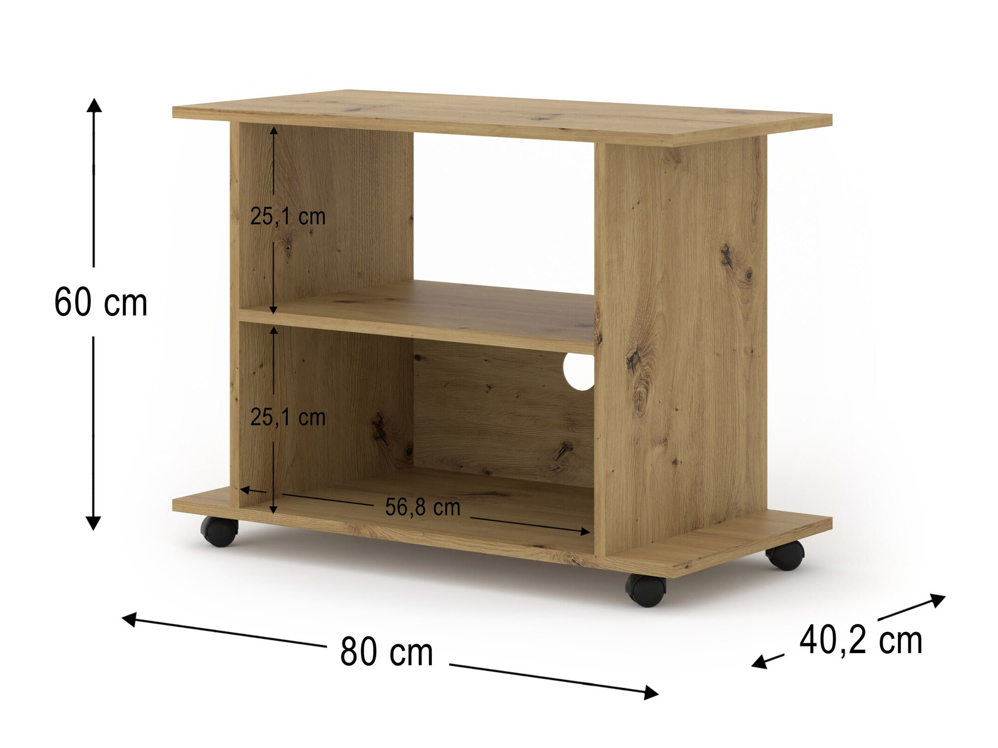TV galds Buffalo 162 (Artisan ozols)