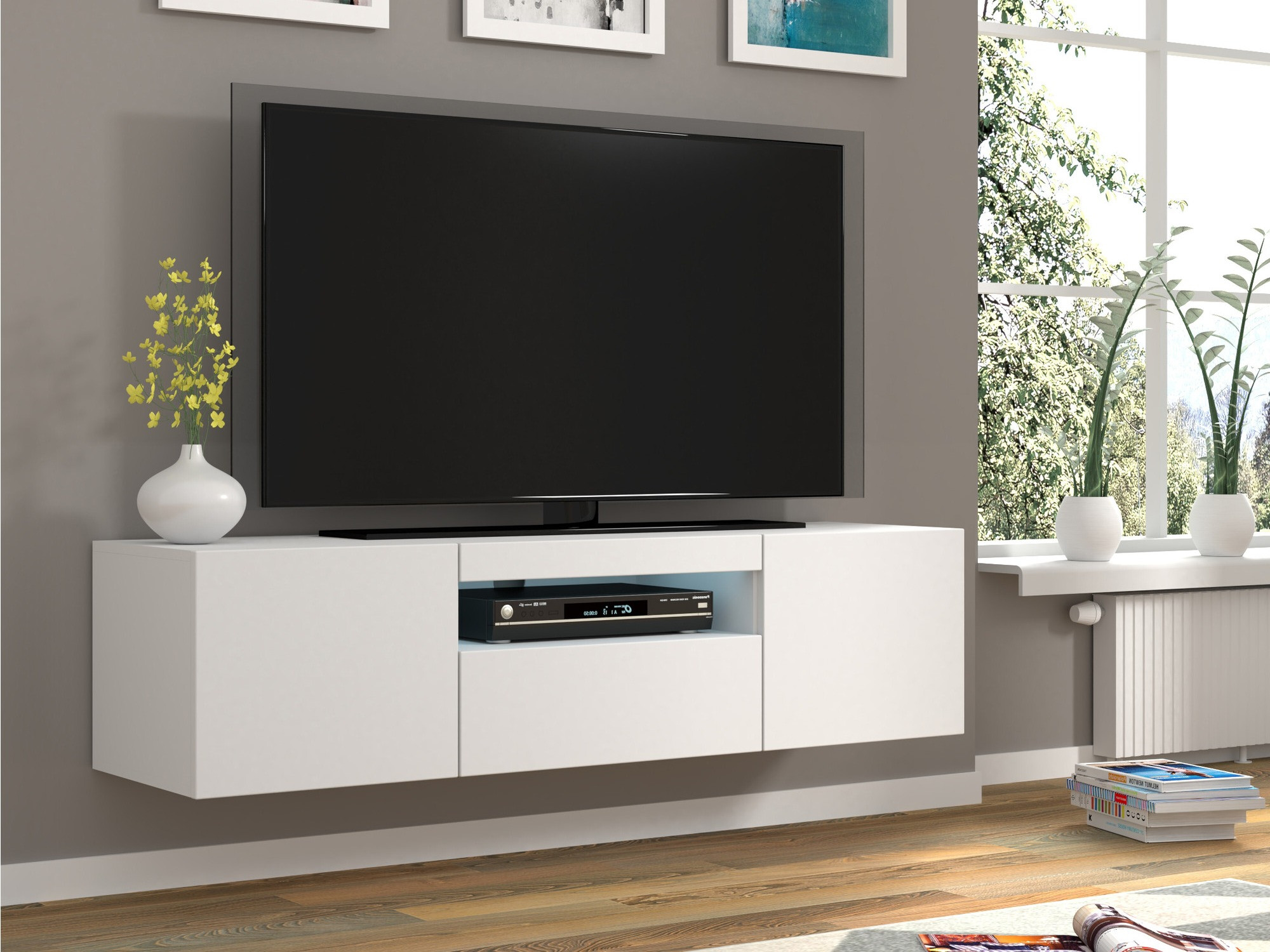 TV galds Morteo 103 (Balts)