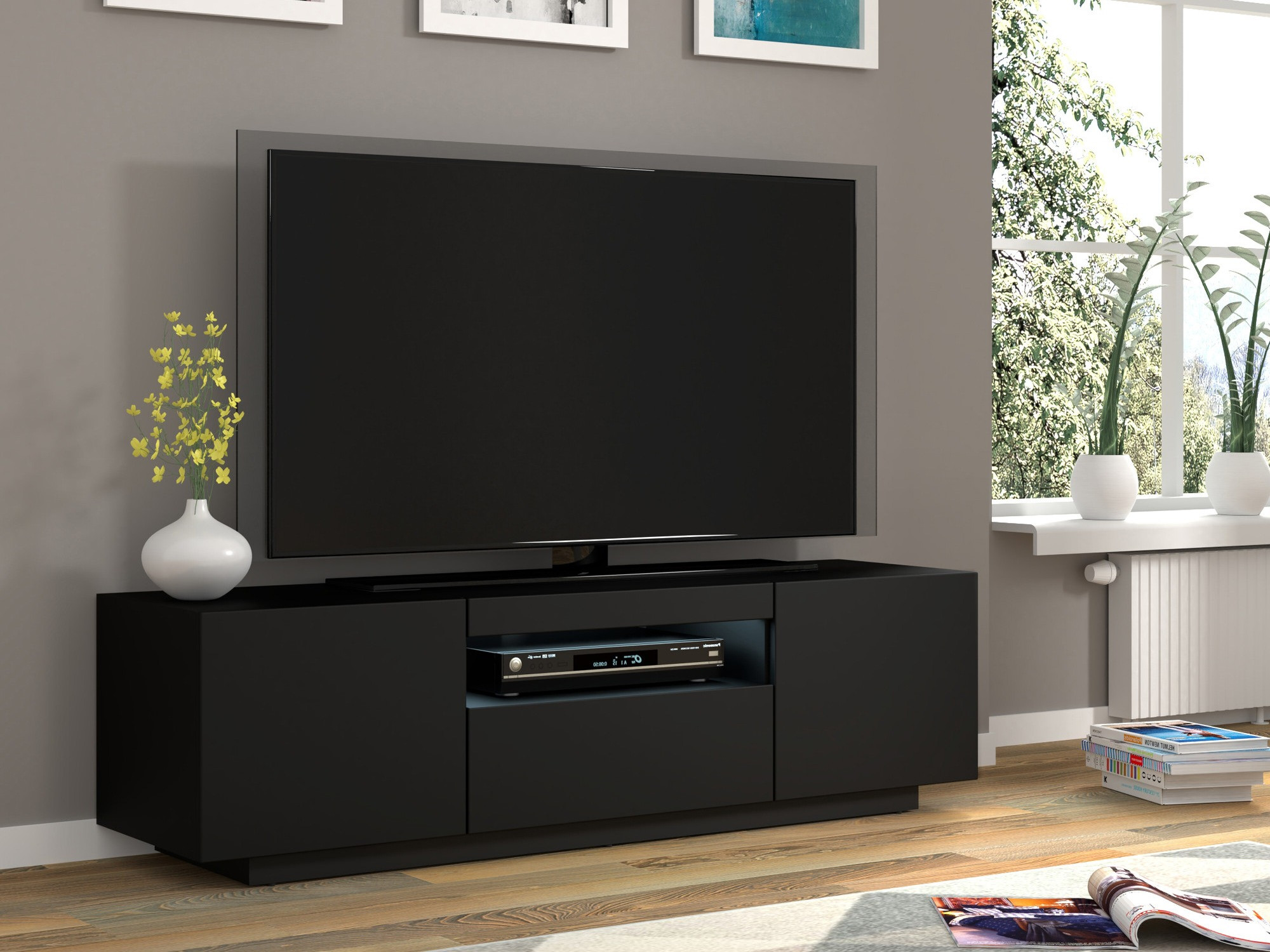 TV galds Morteo 103 (Melns)
