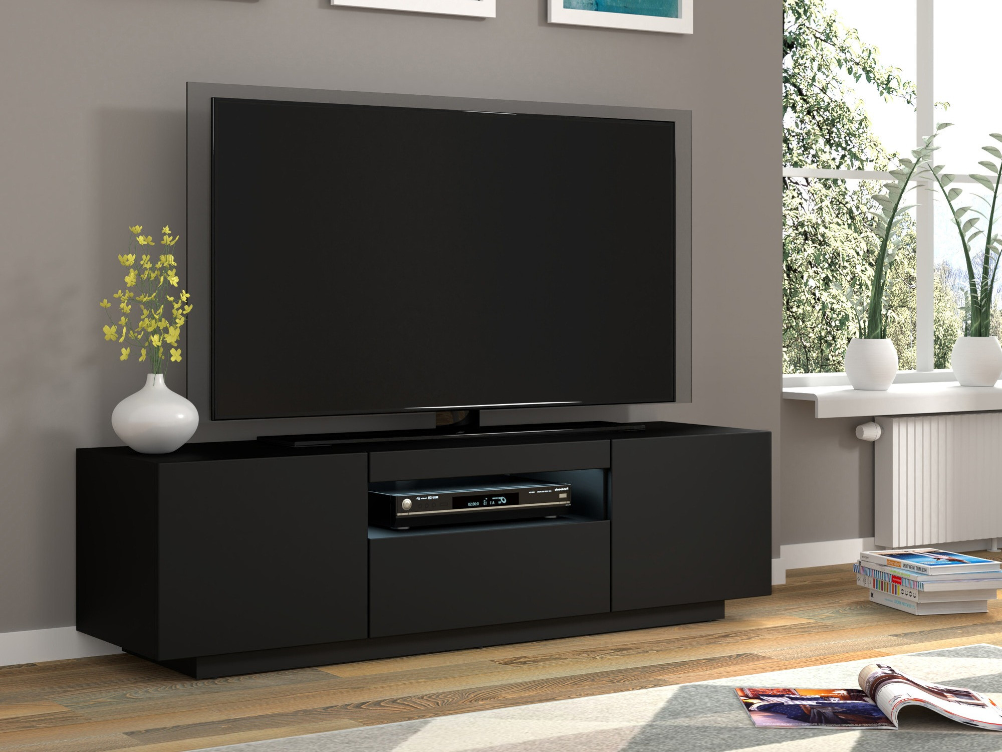 TV galds Morteo 103 (Melns)