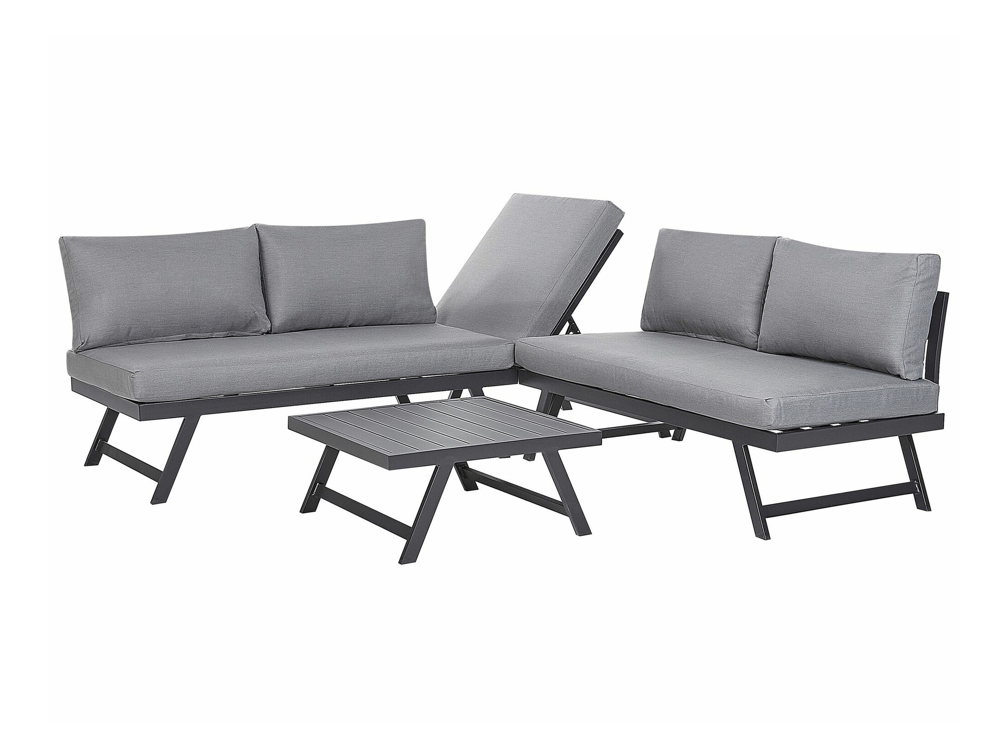 Dārza mēbeļu komplekts Berwyn 1960 (Pelēks)