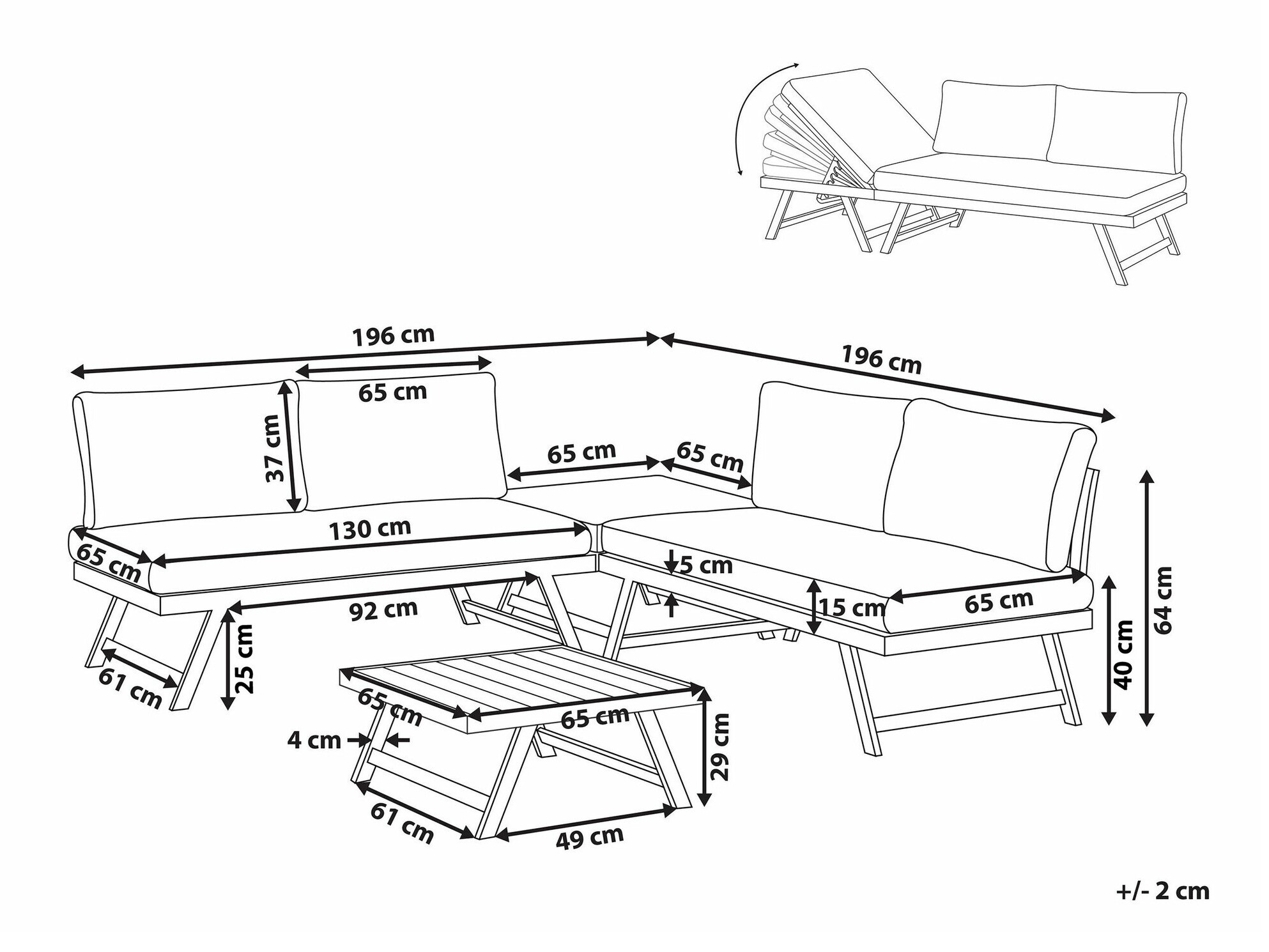Садовый комплект Berwyn 1960 (Белый)