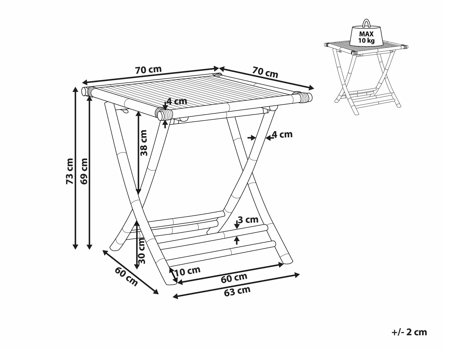 Садовый стол Berwyn 1958