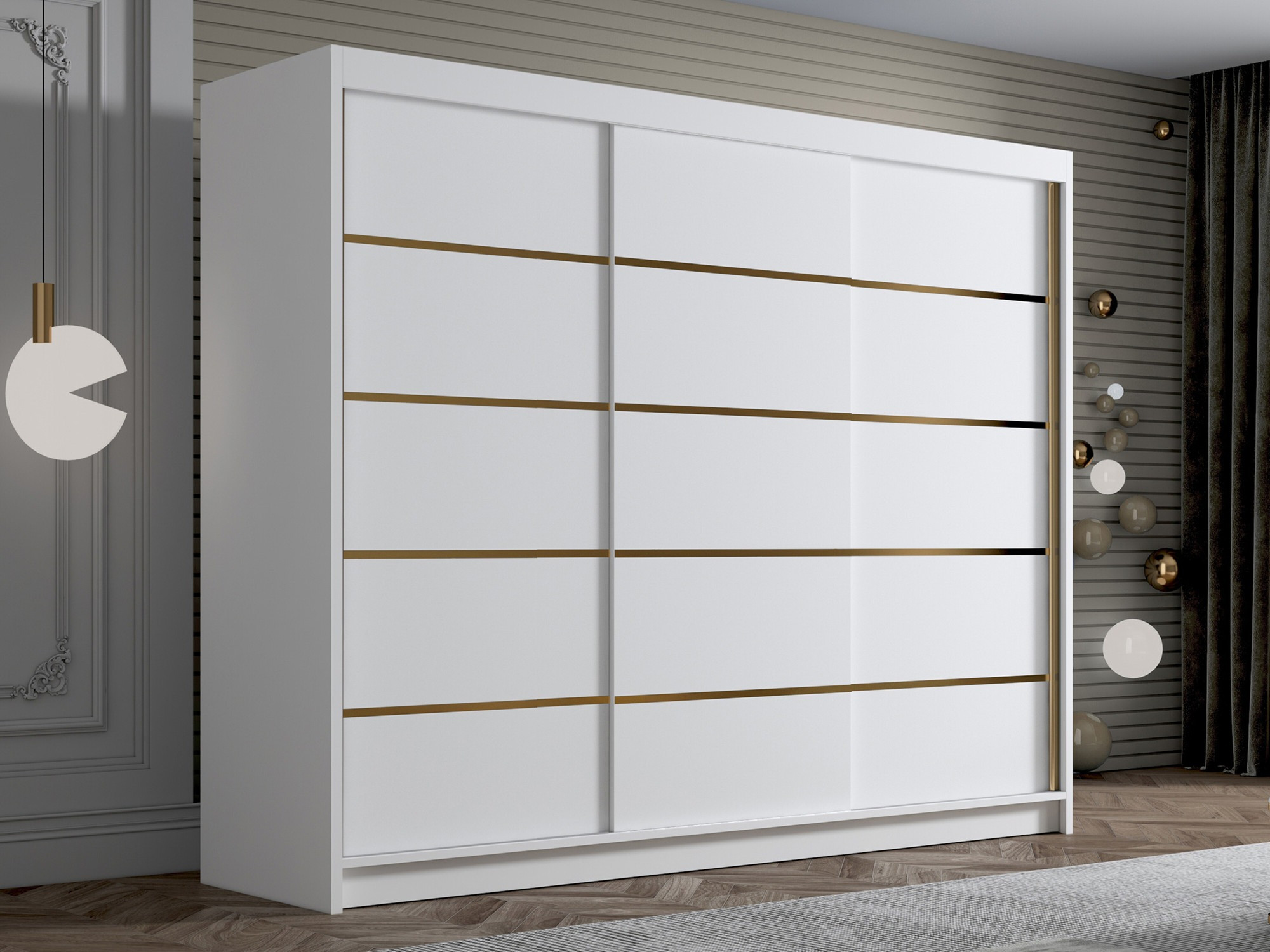 Skapis Closico Veltron II (Balts)