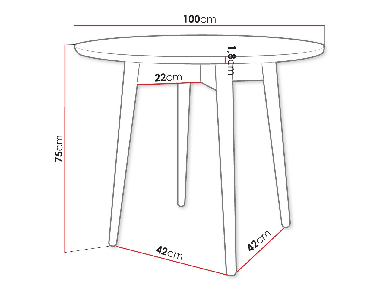 Cтол Racine 117 (Коричневый)