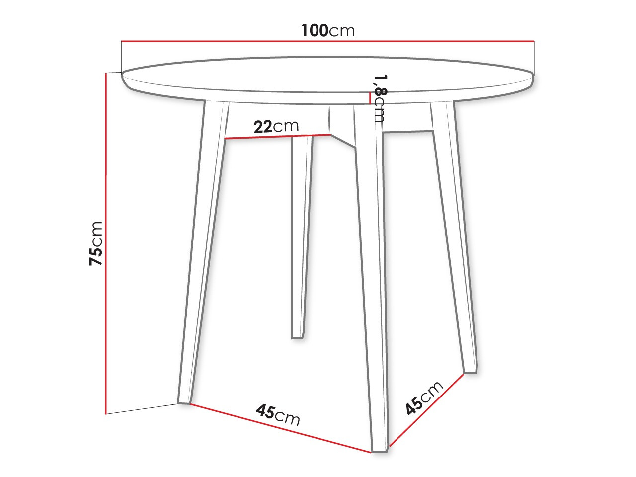 Cтол Racine 123 (Коричневый)