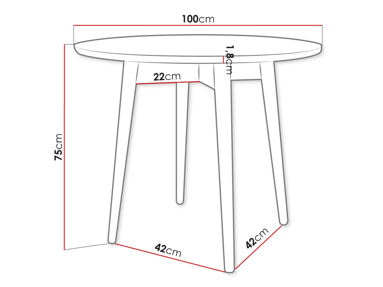 Galds Racine 117 (Melns)