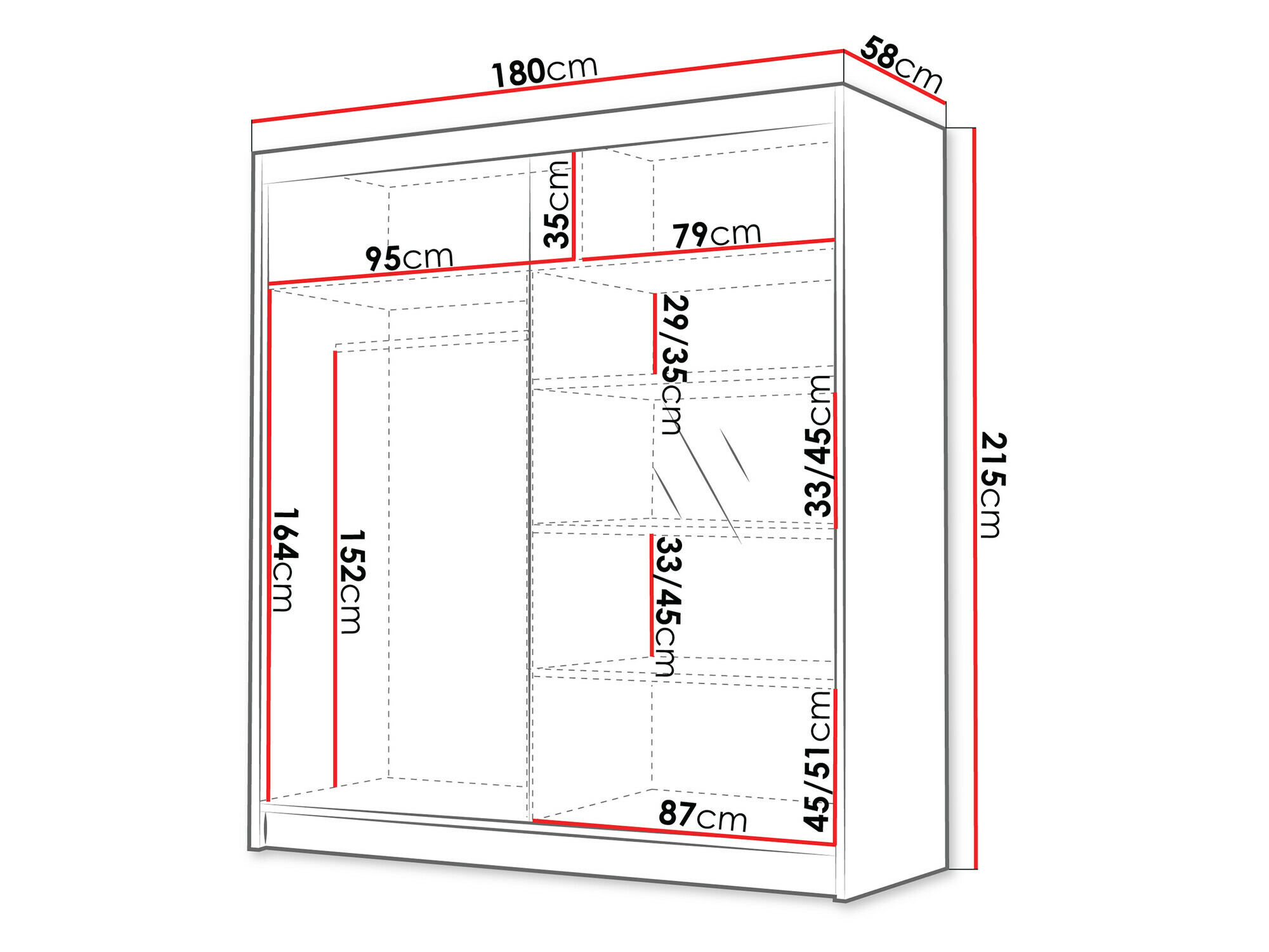 Шкаф Closico 186 (Кашемир)