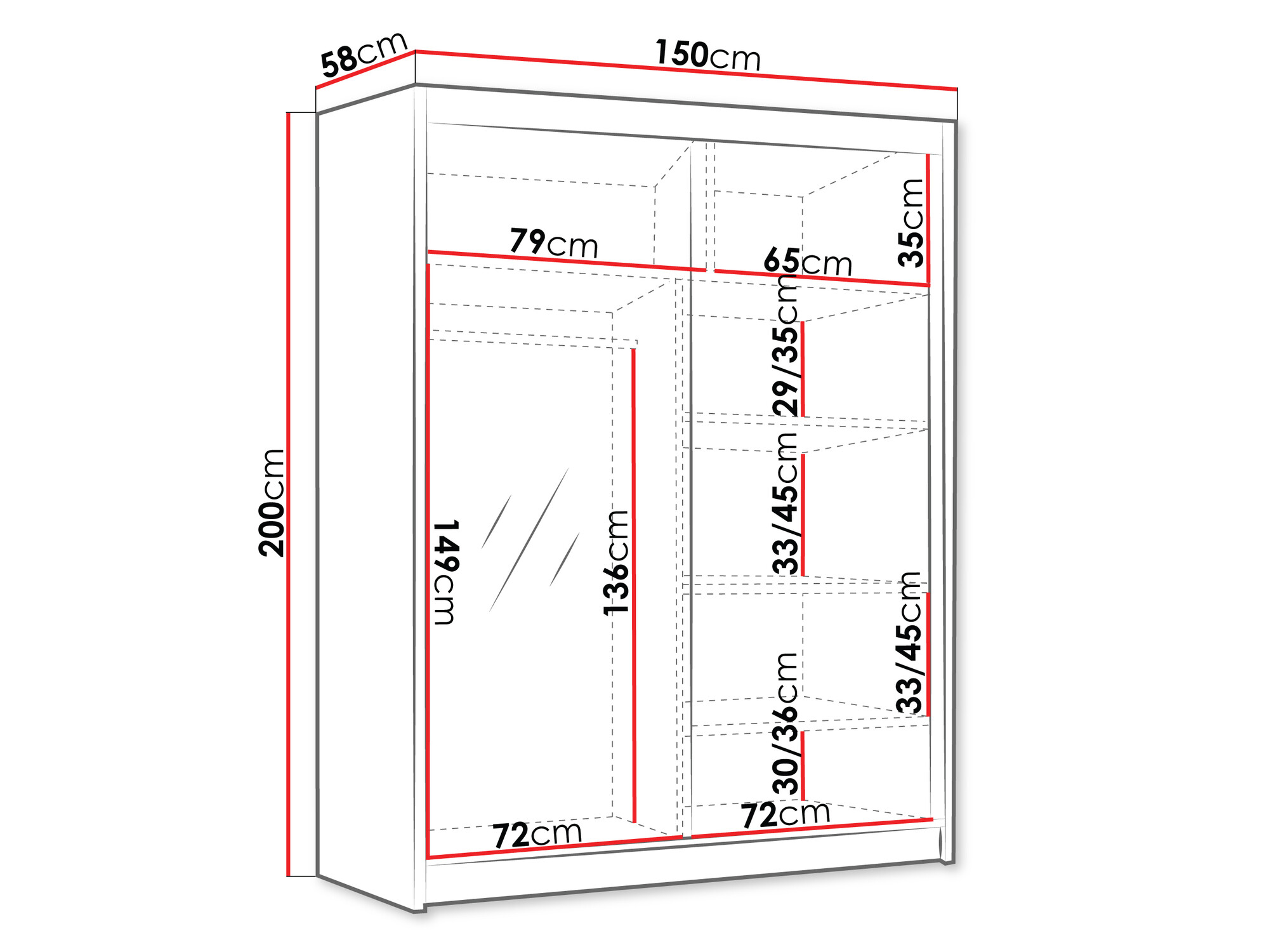 Skapis Closico Capsa III (Kašmirs)