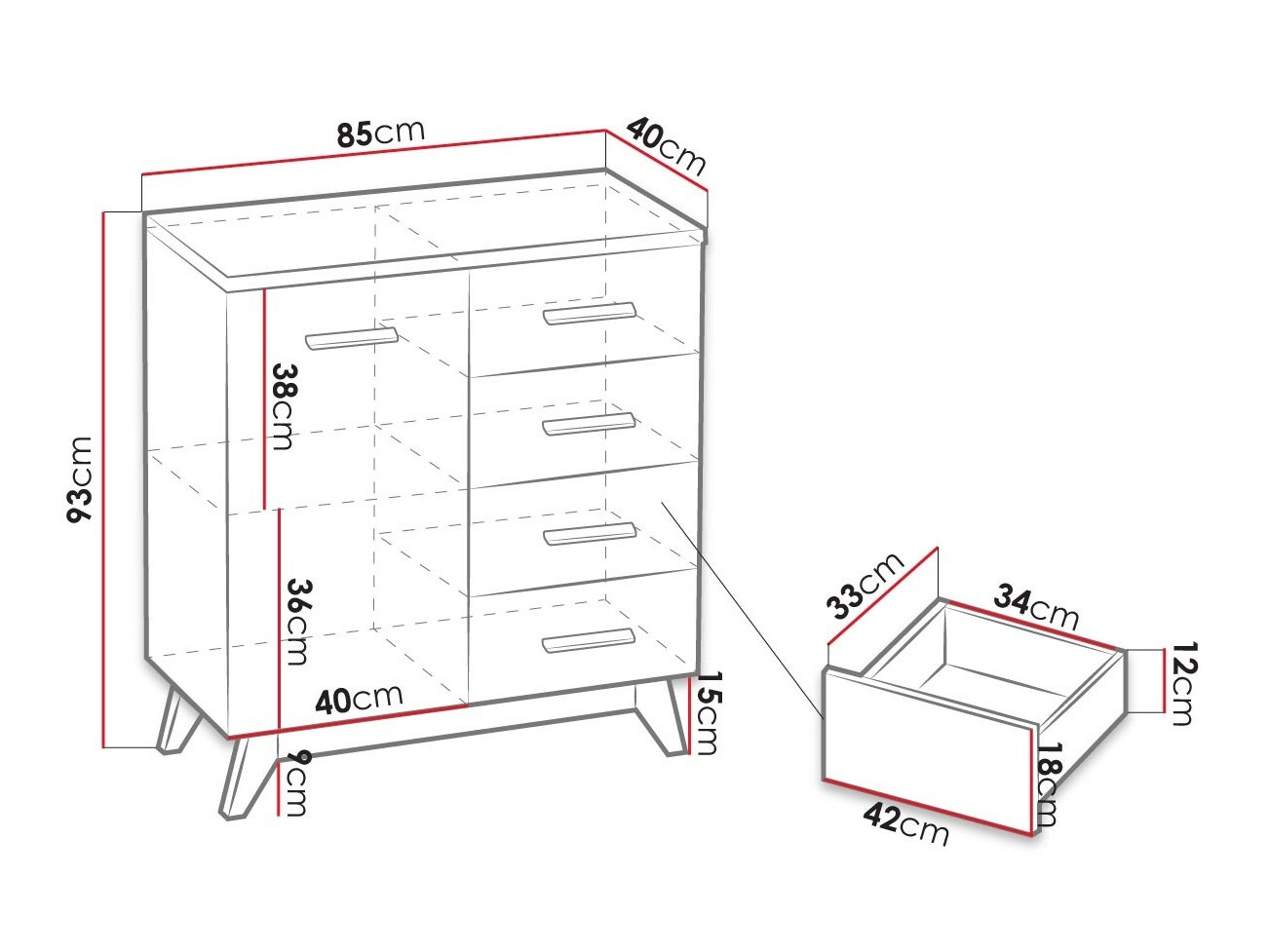 Kомод Sorvera 105