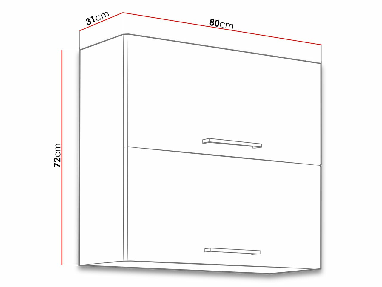 Модульный настенный шкафчик Wood Dark 107