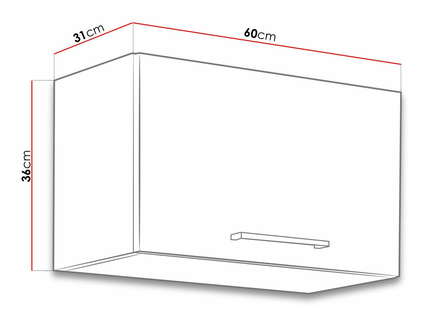 Модульный настенный шкафчик Wood Dark 109
