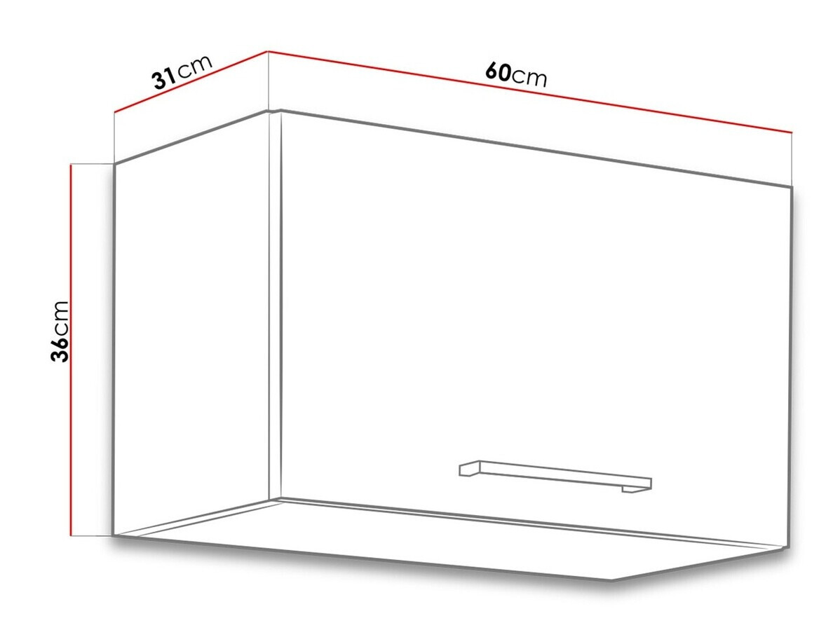 Модульный настенный шкафчик Wood Grey 111
