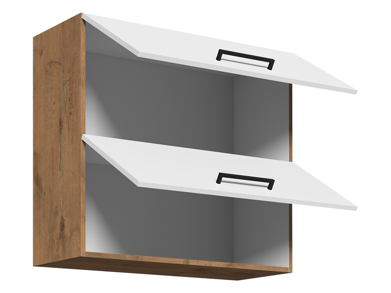 Moduļu piekarams skapis Wood Dark 107