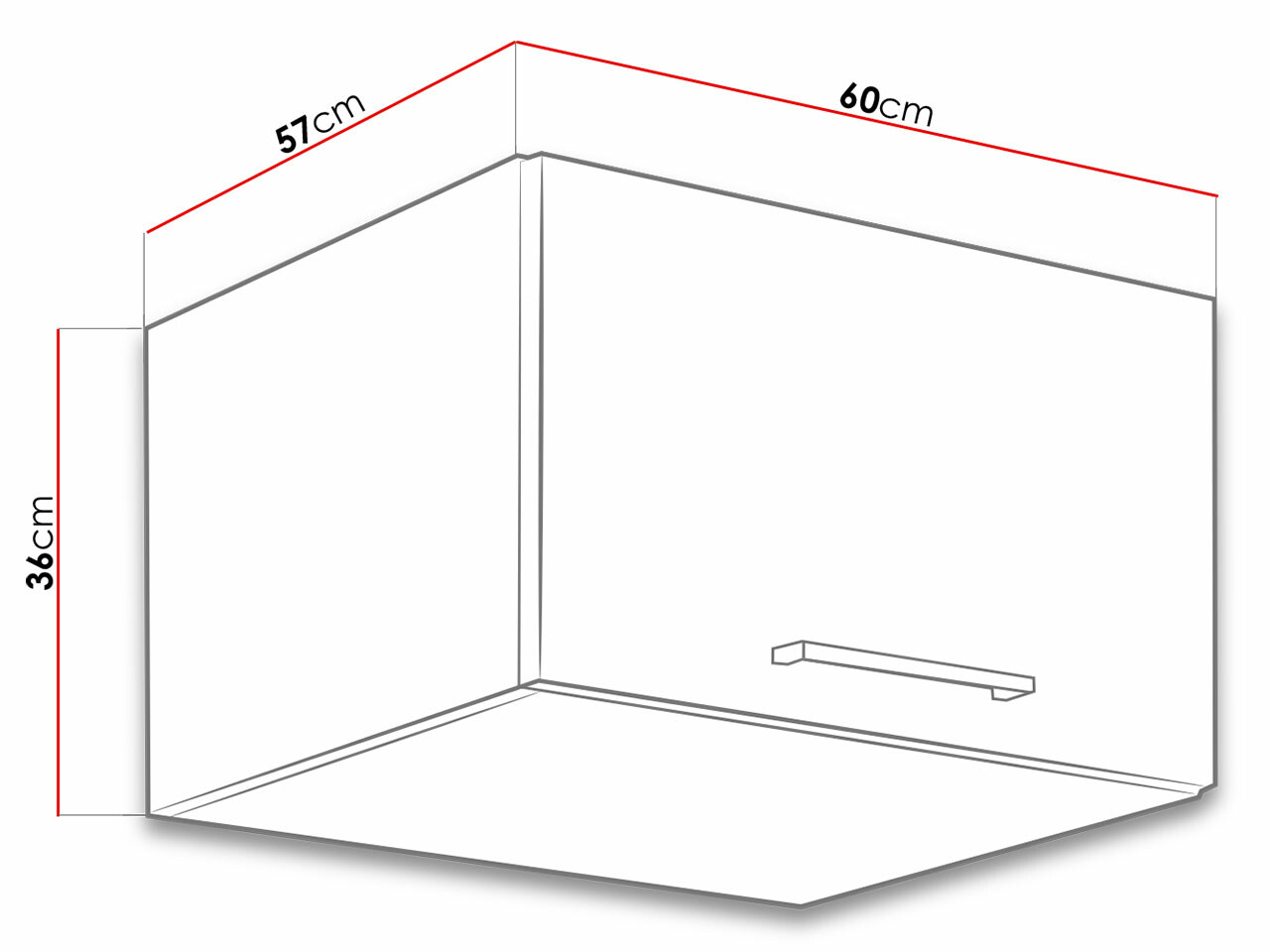 Moduļu piekarams skapis Wood Dark 110