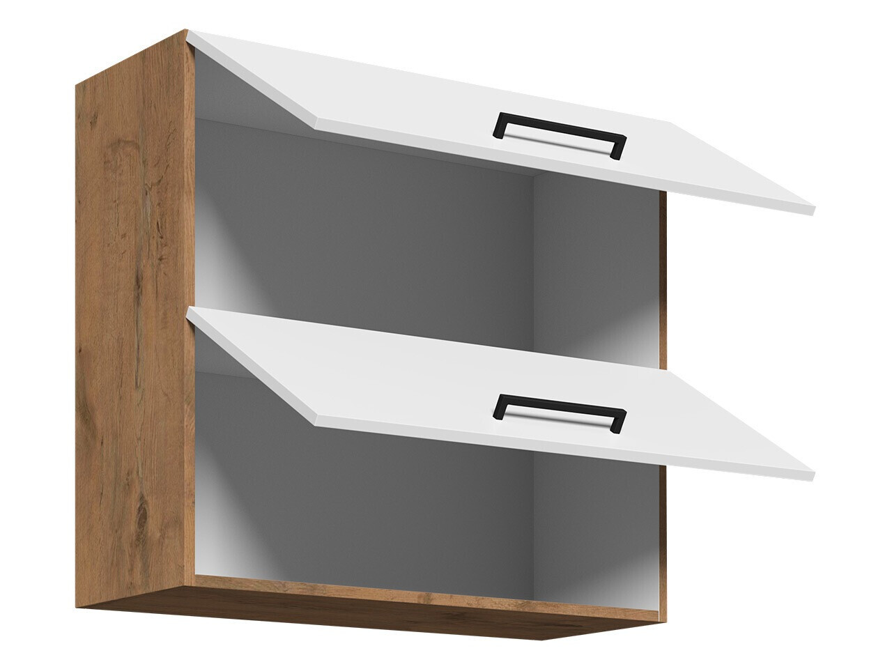 Moduļu piekarams skapis Wood White 109