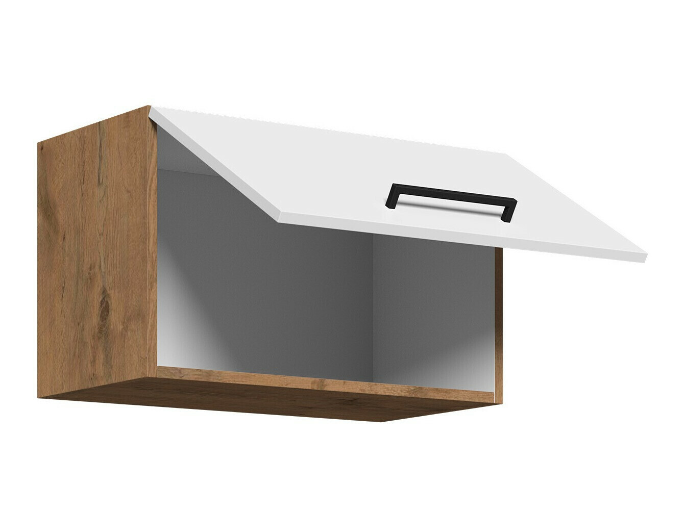 Moduļu piekarams skapis Wood White 111