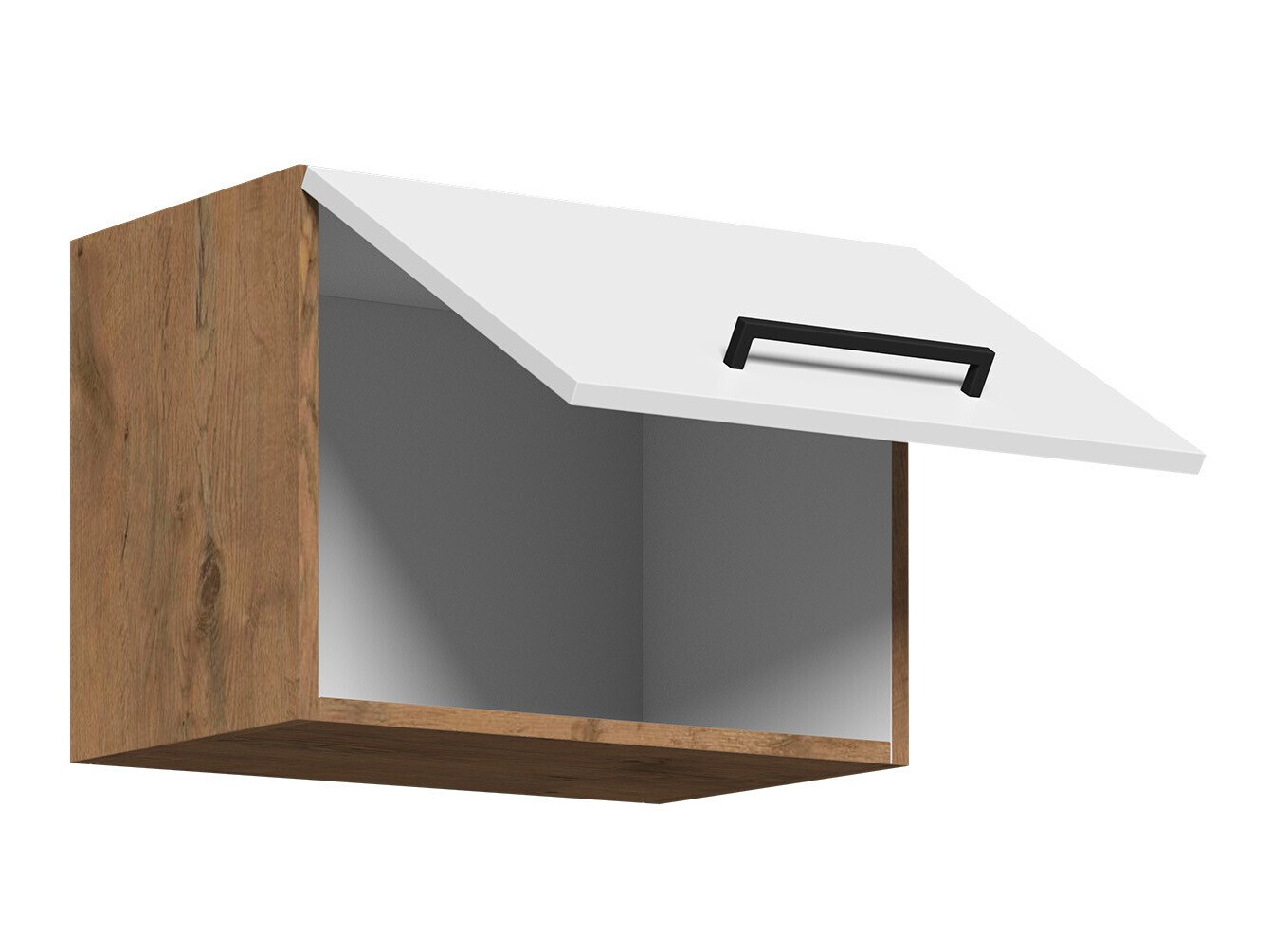 Moduļu piekarams skapis Wood White 117