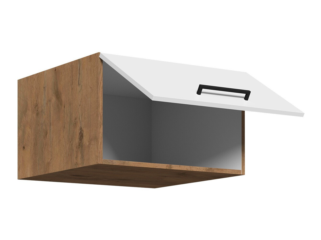 Moduļu piekarams skapis Wood White 124