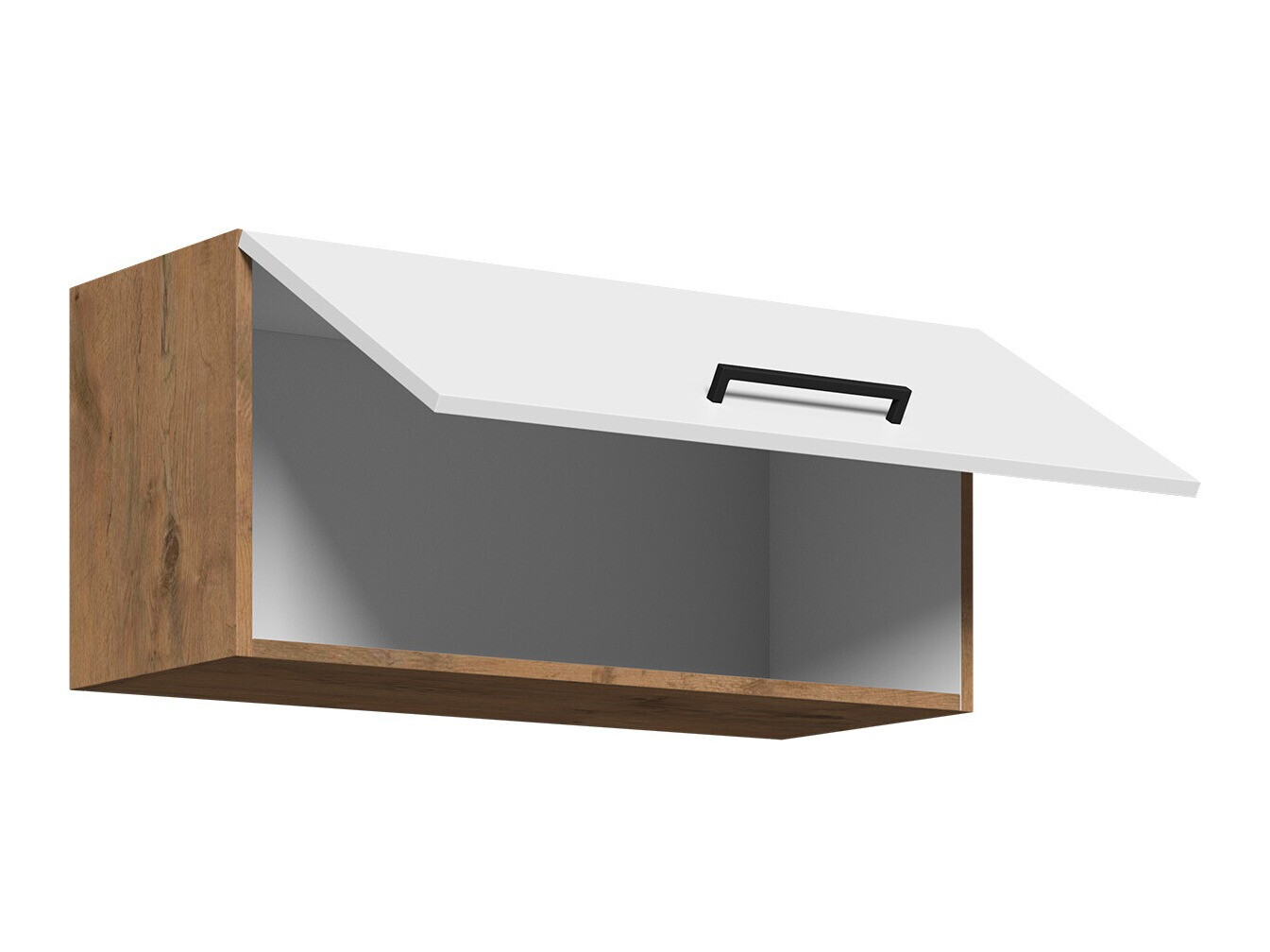 Moduļu piekarams skapis Wood White 131