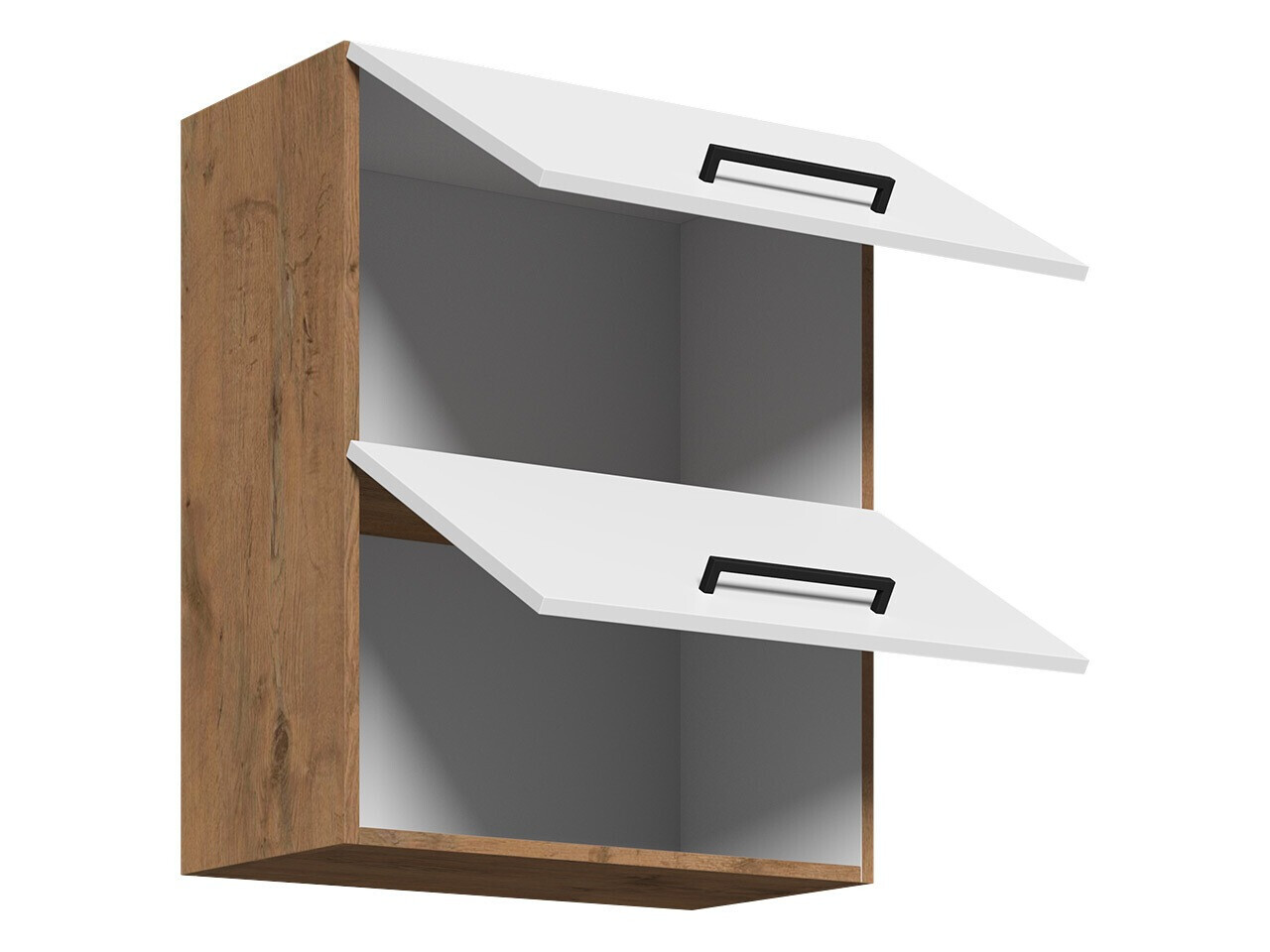 Moduļu piekarams skapis Wood White 132