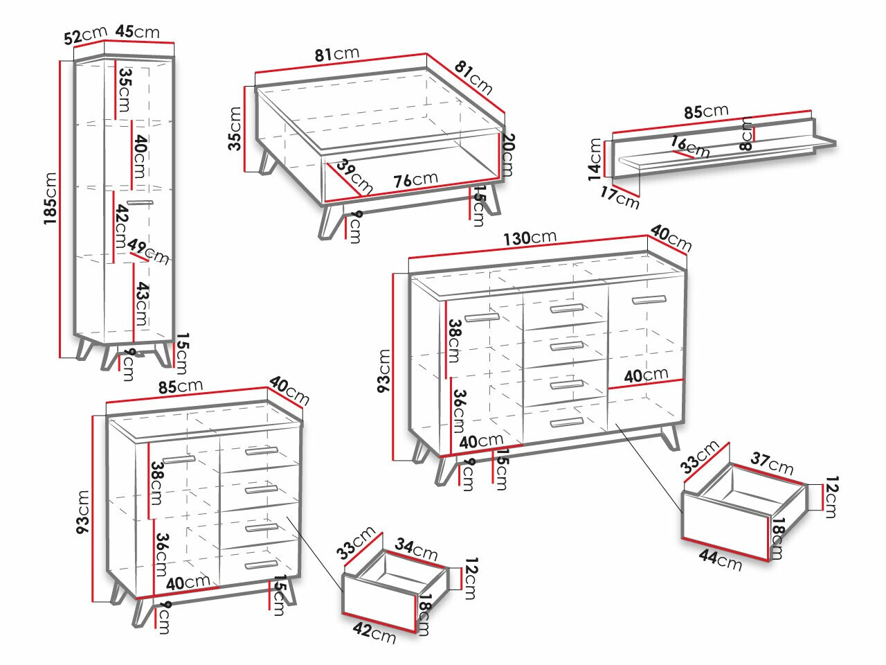 Набор для гостиной Sorvera 115