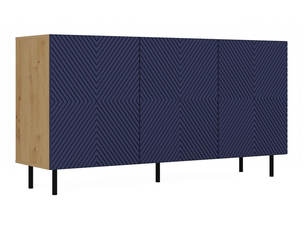 Шкафчик Romseru 103 (Синий + Artisan дуб)