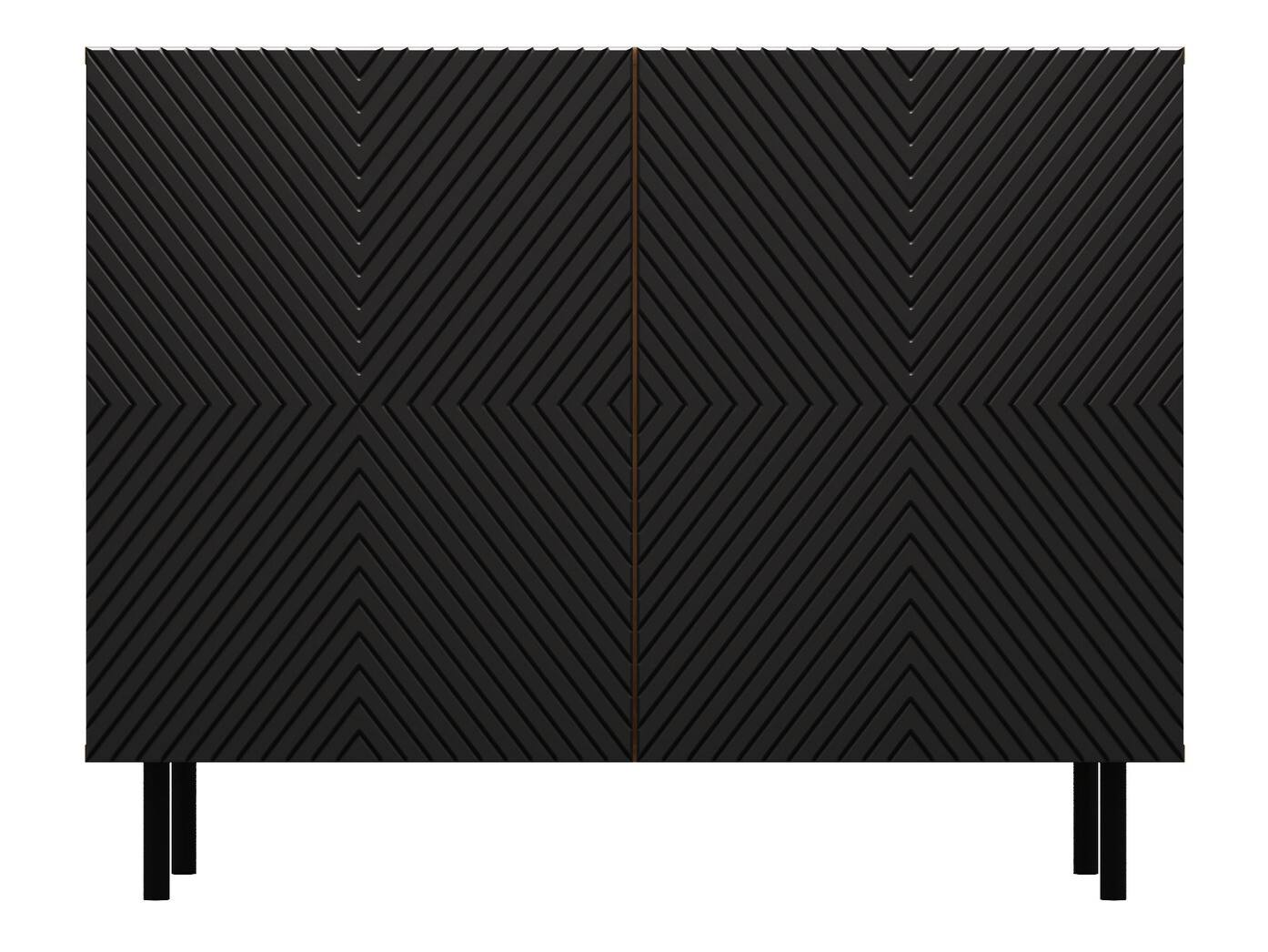 Skapis Romseru 101 (Melns + Artisan ozols)