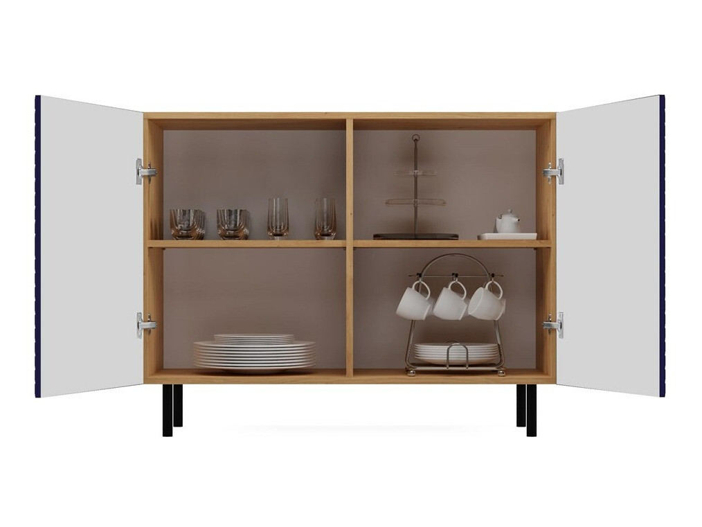 Skapis Romseru 101 (Zils + Artisan ozols)