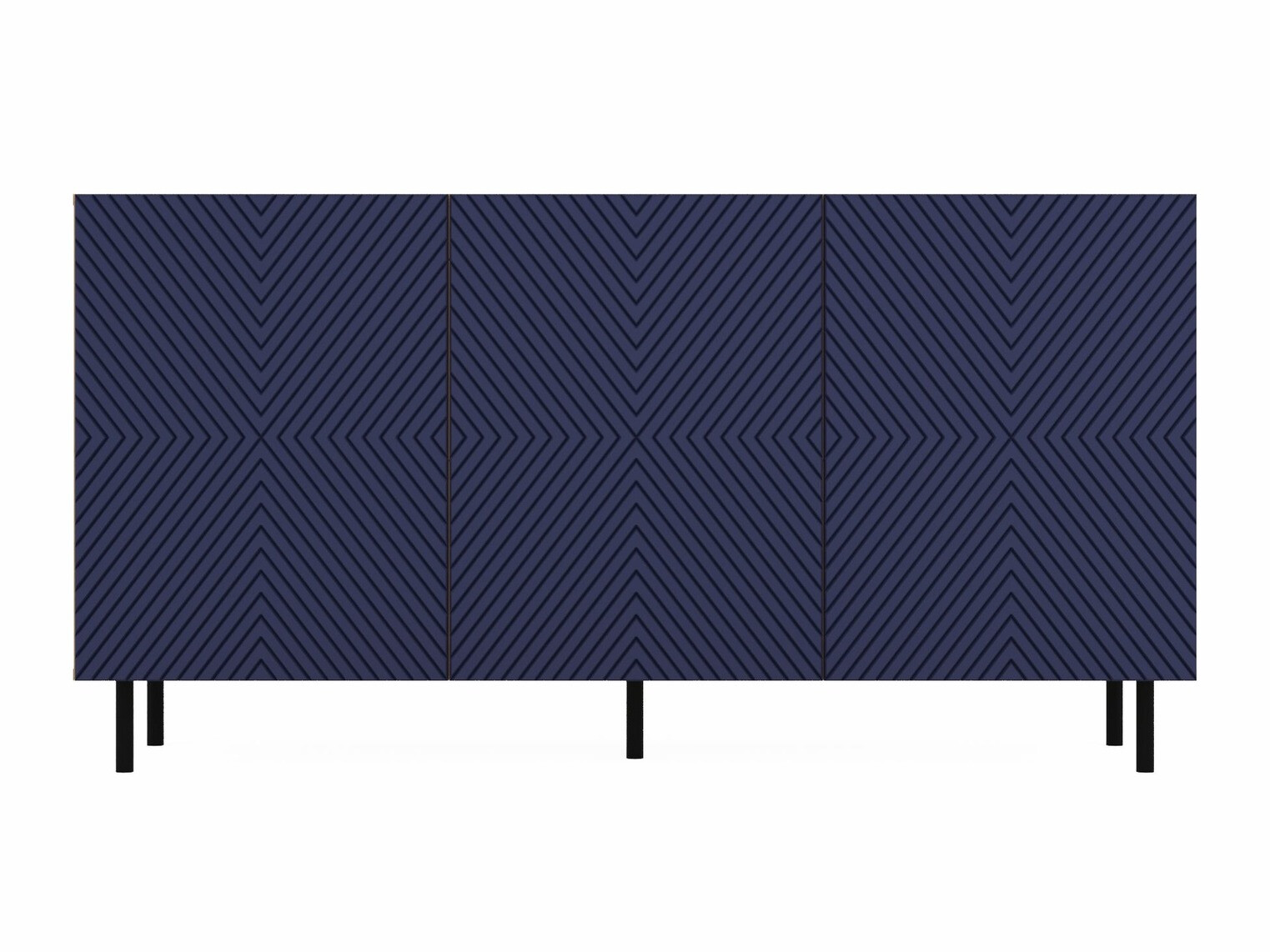 Skapis Romseru 103 (Zils + Artisan ozols)