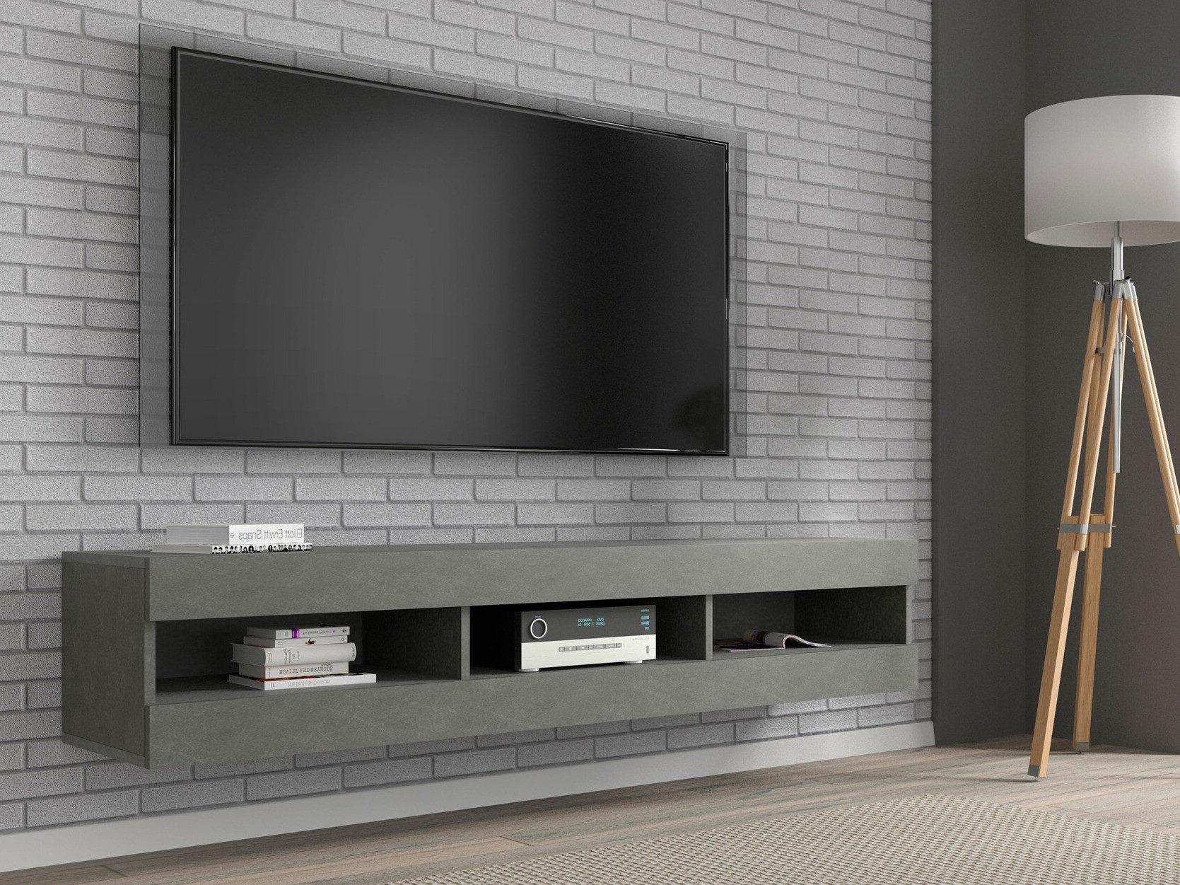 TV galds Buffalo 168 (Pelēks)