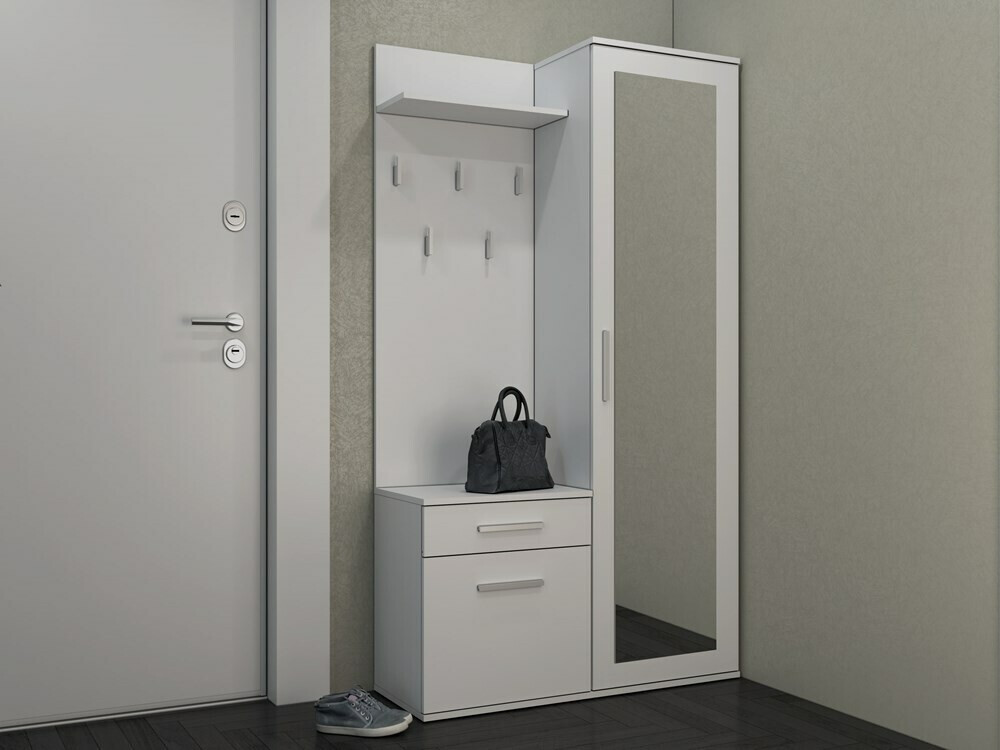 Priekšnama komplekts Mandeville 126 (Matēts balts)