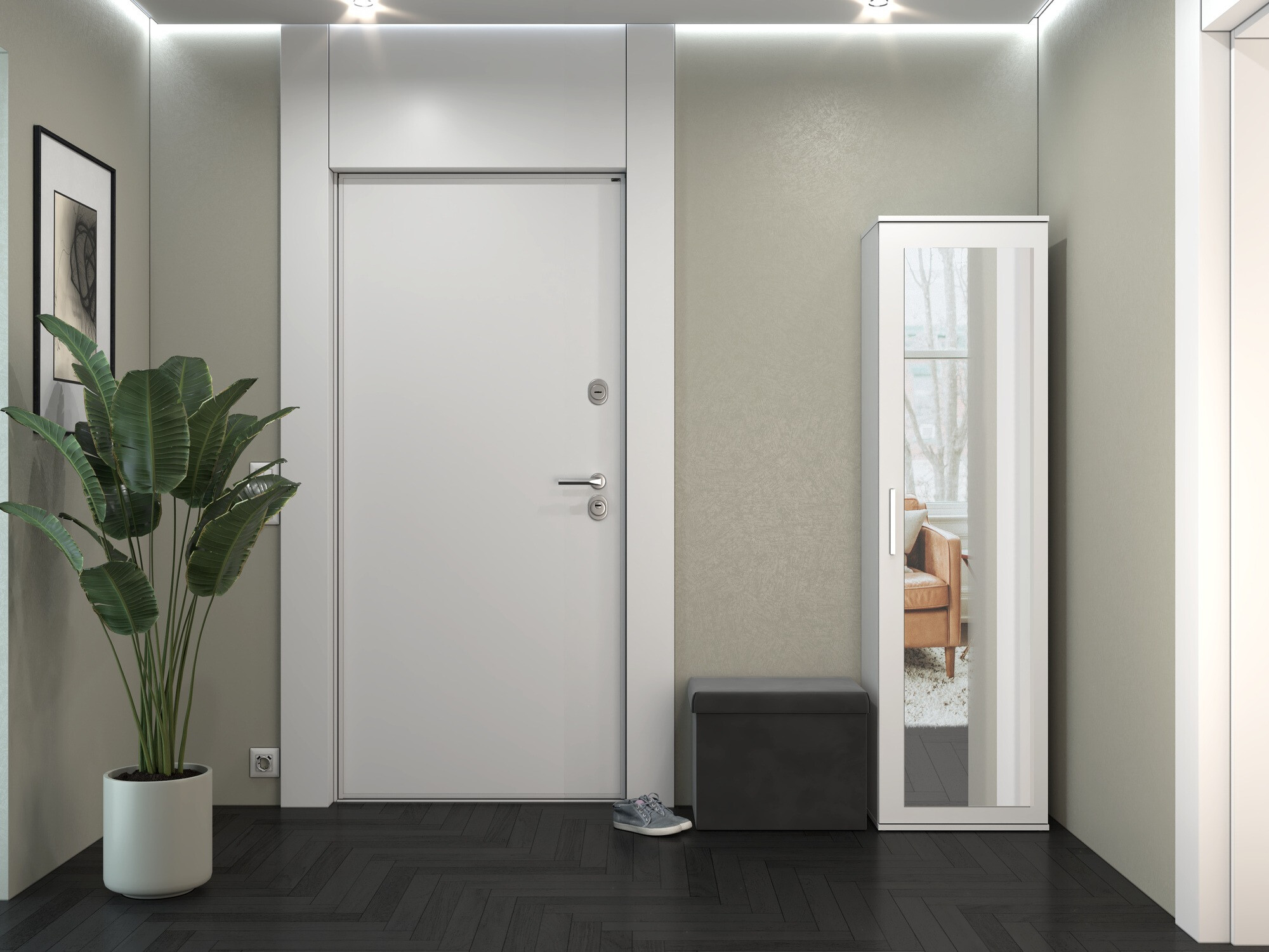 Шкаф Mandeville 127 (Матовый белый)