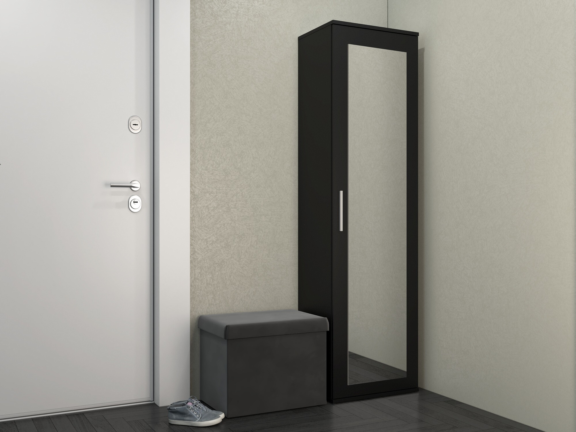 Шкаф Mandeville 127 (Матовый черный)