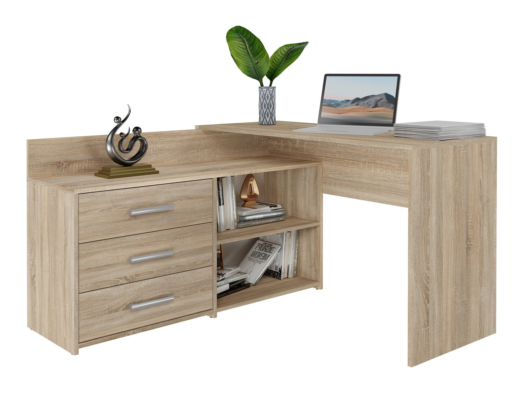 Stūra rakstāmgalds Mandeville 131 (Sonomas ozols)