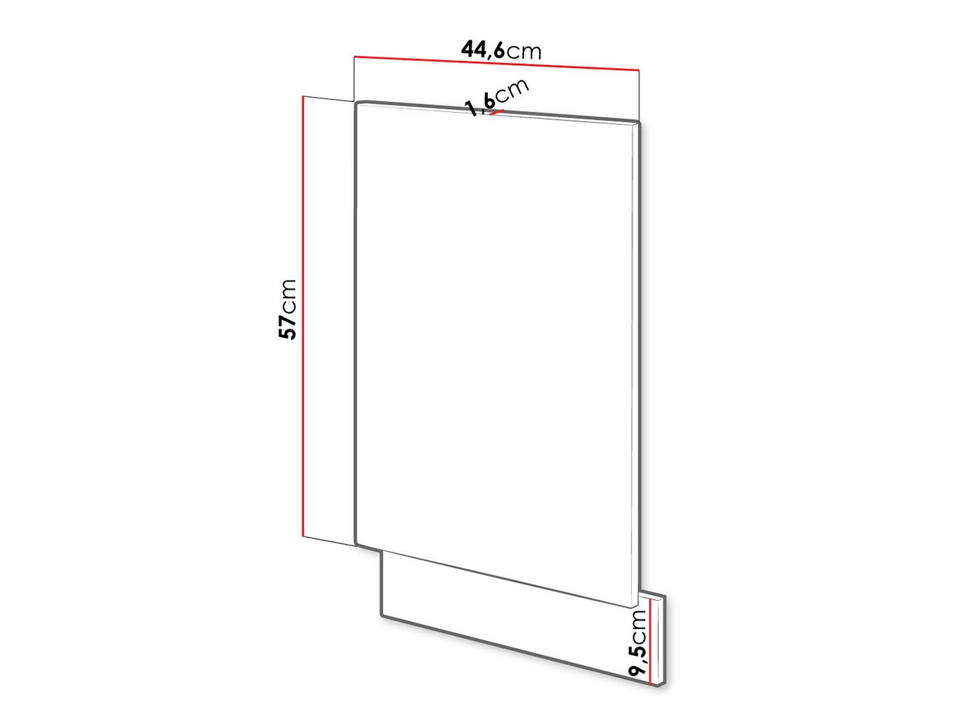 Trauku mazgājamās mašīnas durvis Wood Grey 106