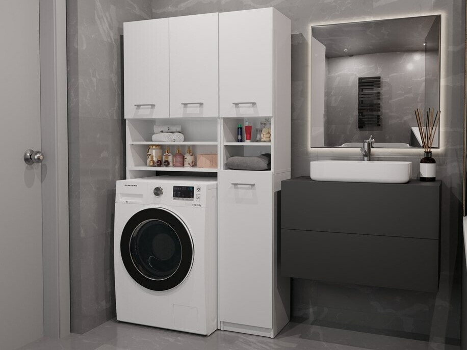 Vannas istabas plaukts Mandeville 128 (Balts)