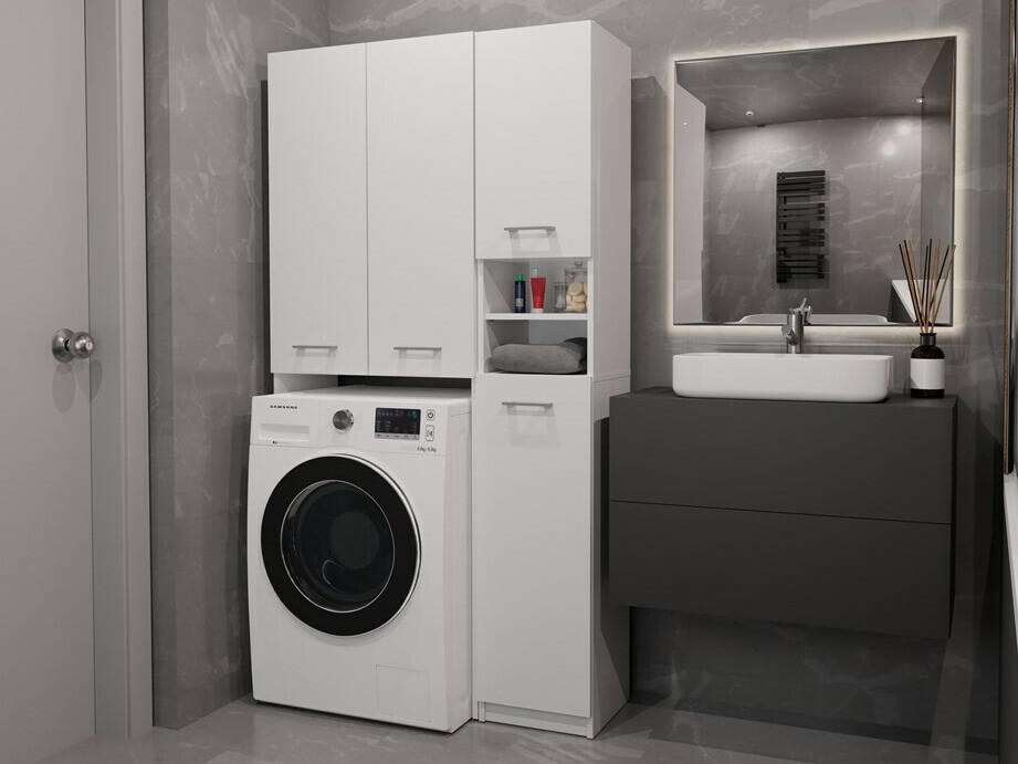 Vannas istabas plaukts Mandeville 130 (Balts)