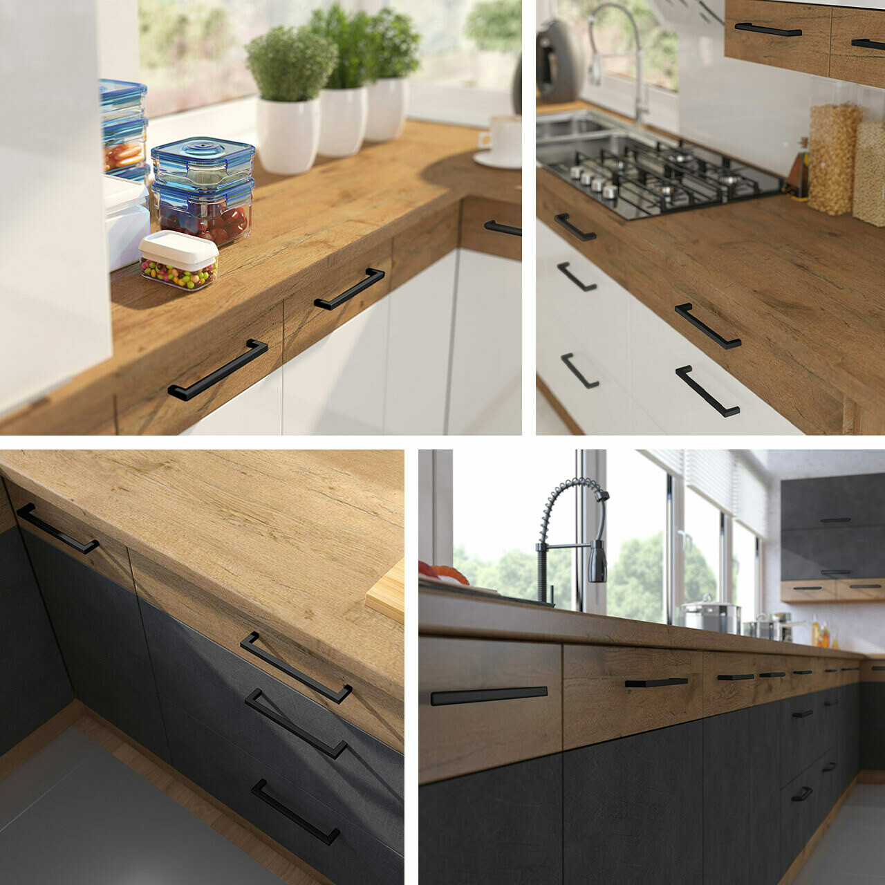 Moduļu virtuves komplekts Wood White 138