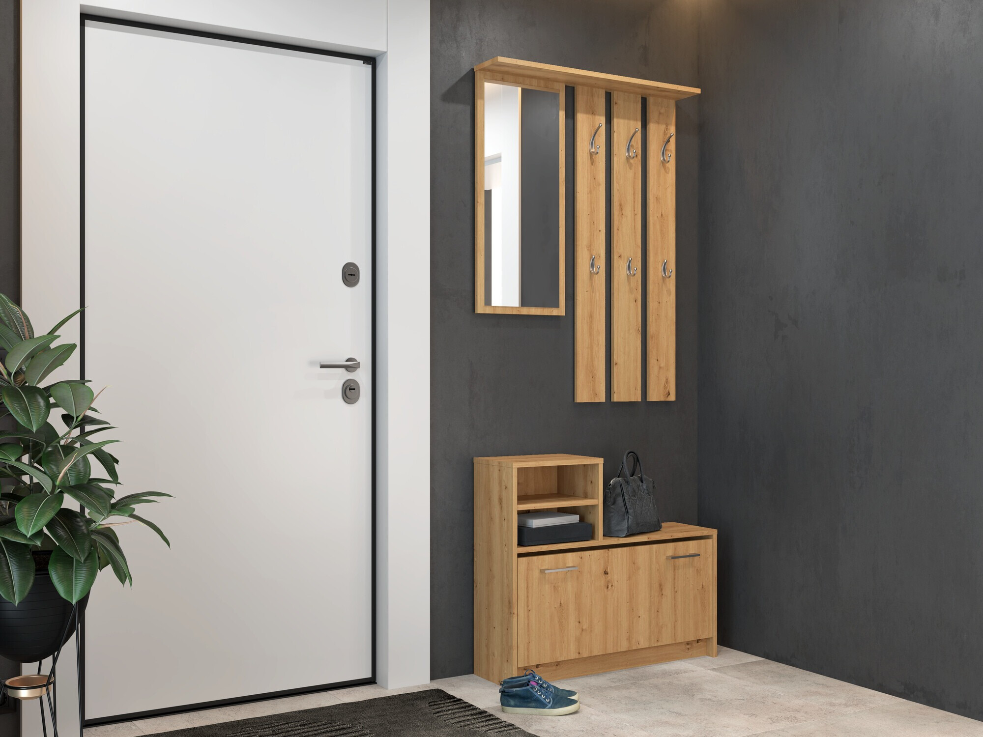 Priekšnama komplekts Mandeville 144 (Artisan ozols)