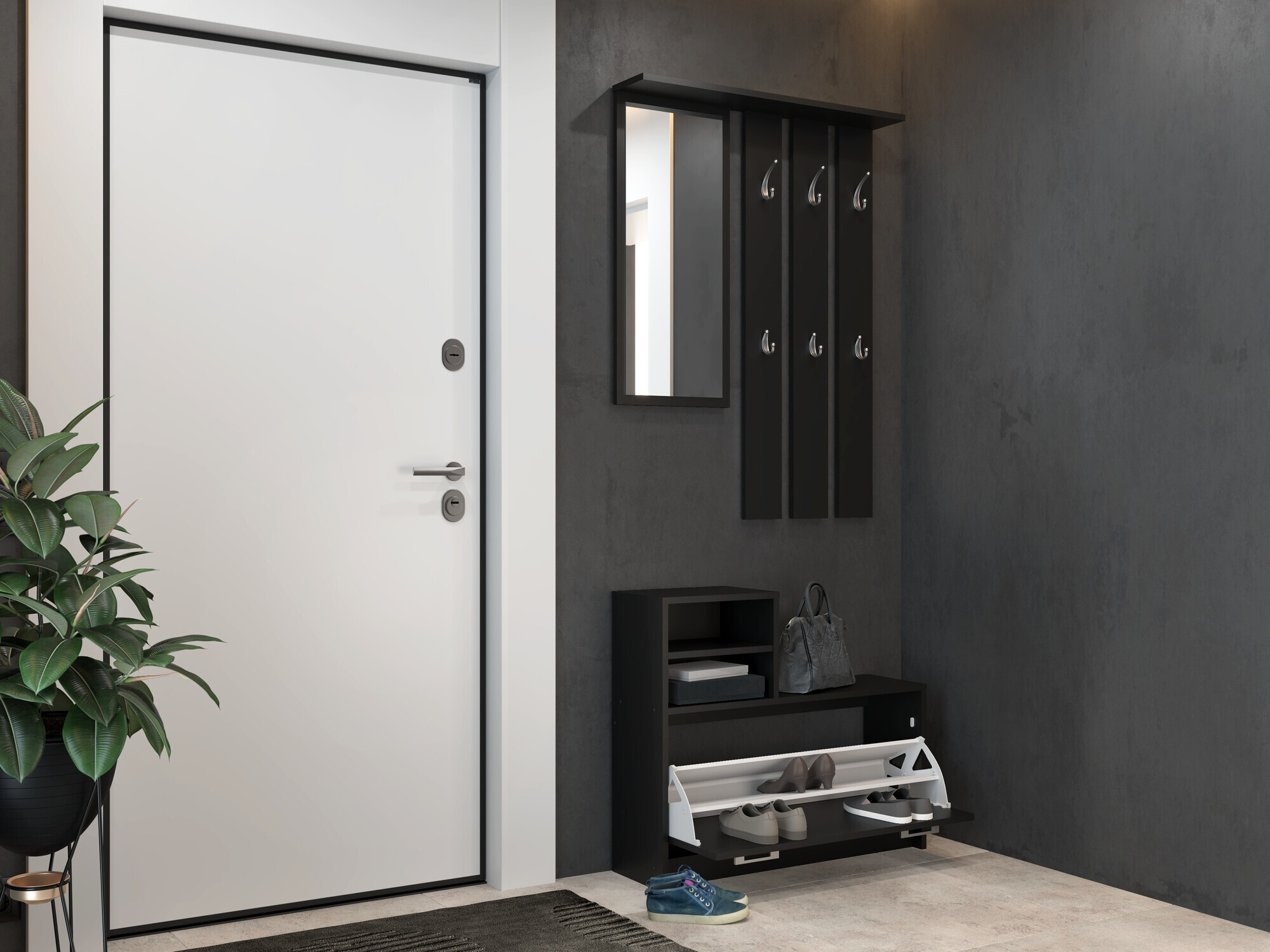 Прихожая Mandeville 144 (Чёрный)